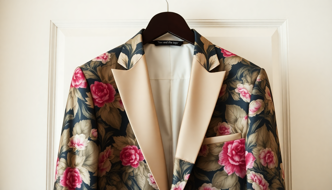 Elevate Your Wardrobe: The Rise of the Men's Floral Tuxedo Jacket in 2025 Fashion Trends