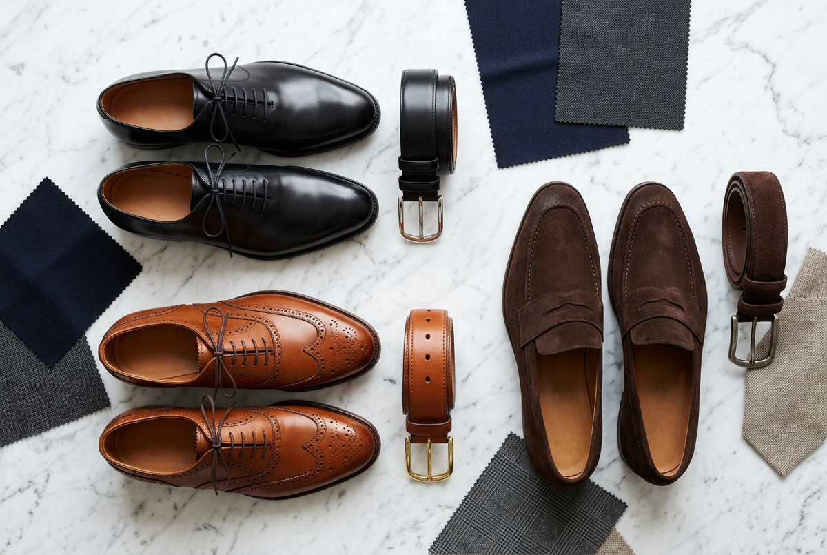 How to Match Belts and Shoes with Suits: Rules, Chart, and Exceptions