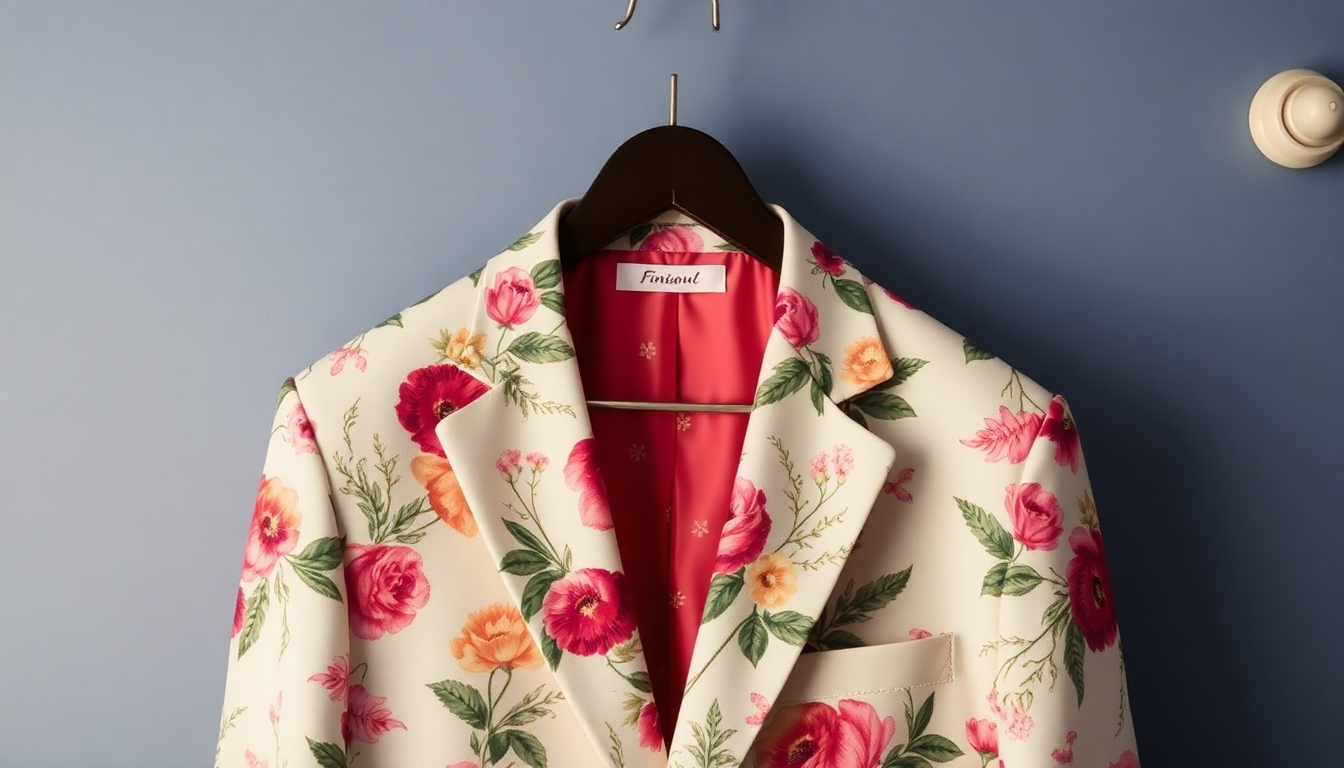 Dare to Be Different: Why a Floral Tuxedo Jacket is Your Best Bet for 2025 Formal Events
