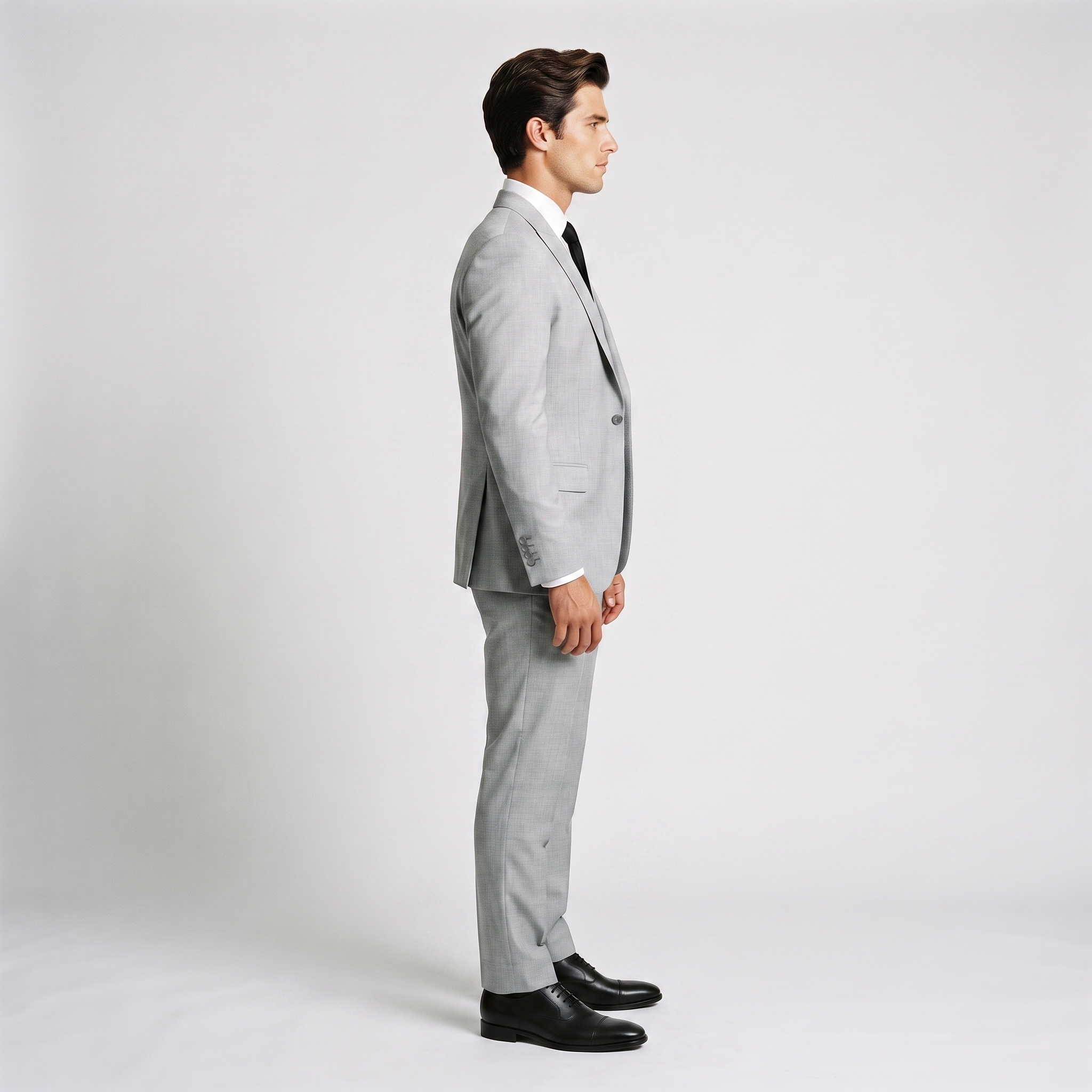 Ceehuteey 3 Pieces Men's Suit Flat Peak Lapel Suits (Blazer+Vest+Pants)