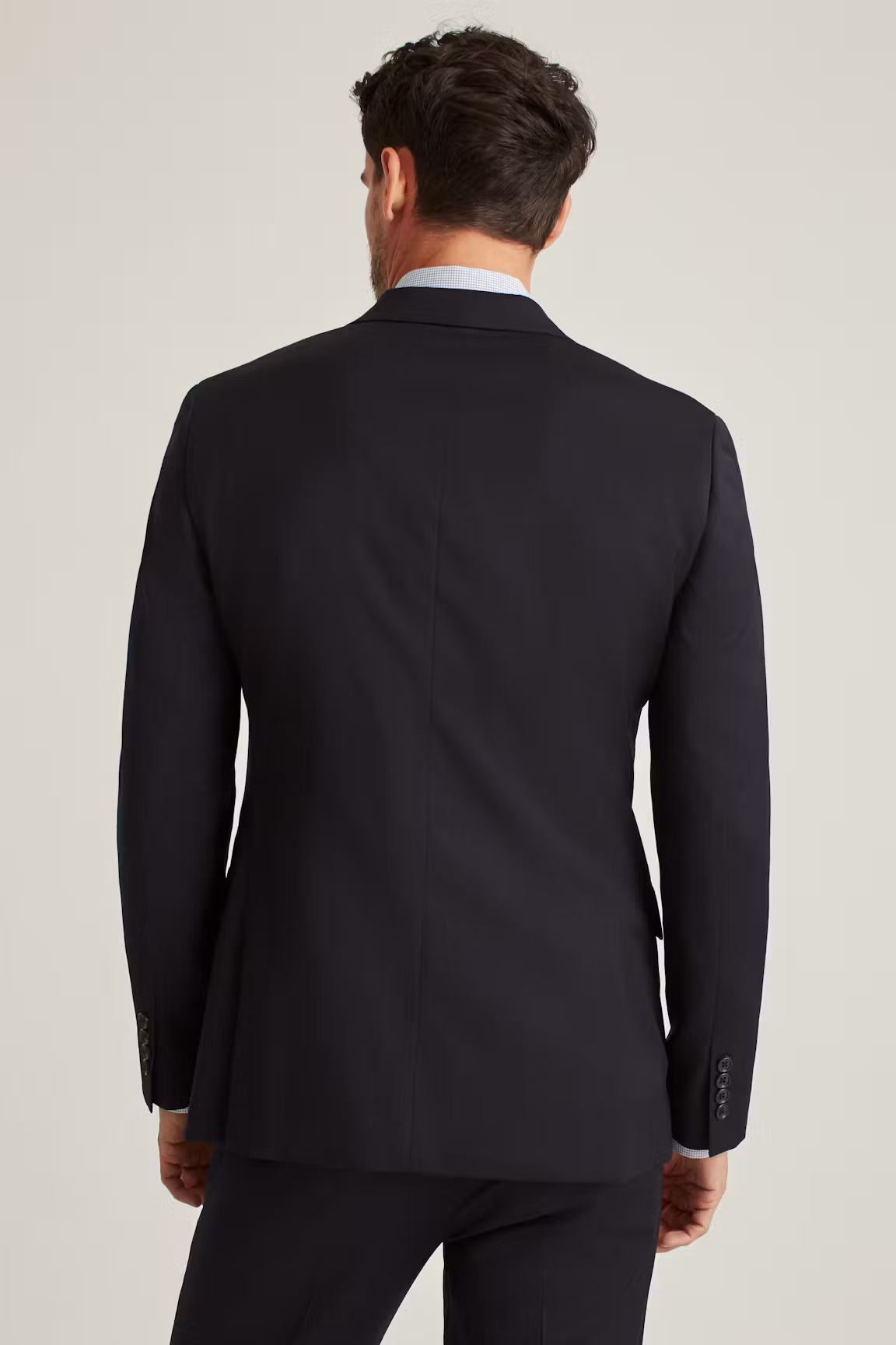 Men's 2 Pieces Navy Casual Fashion Notch Lapel Multiple Occasions Suit (Blazer+Pants)