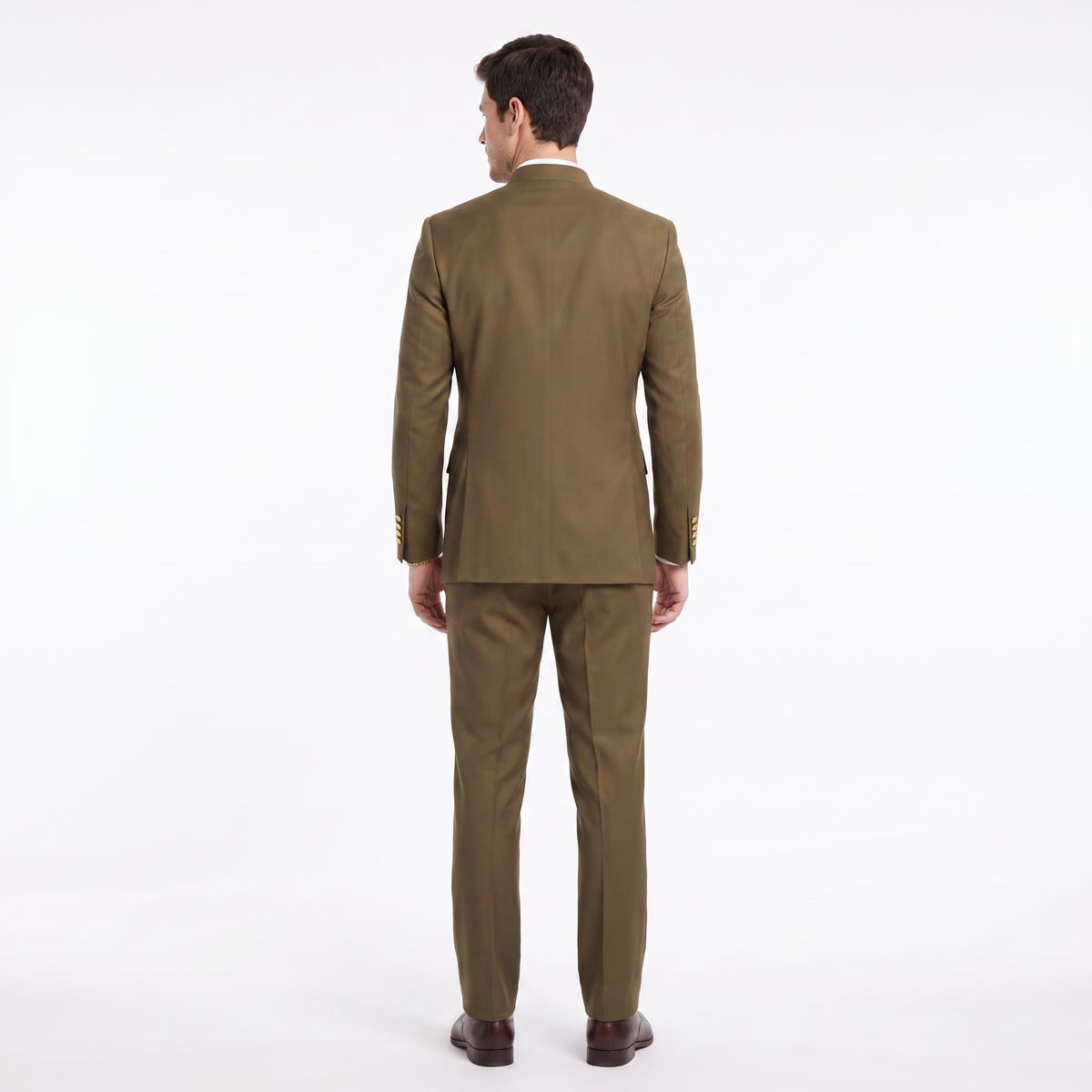 Ceehuteey Men's 2 Pieces With Metal Clasp Classic Vintage Double Breasted Suits (Blazer+Pants)