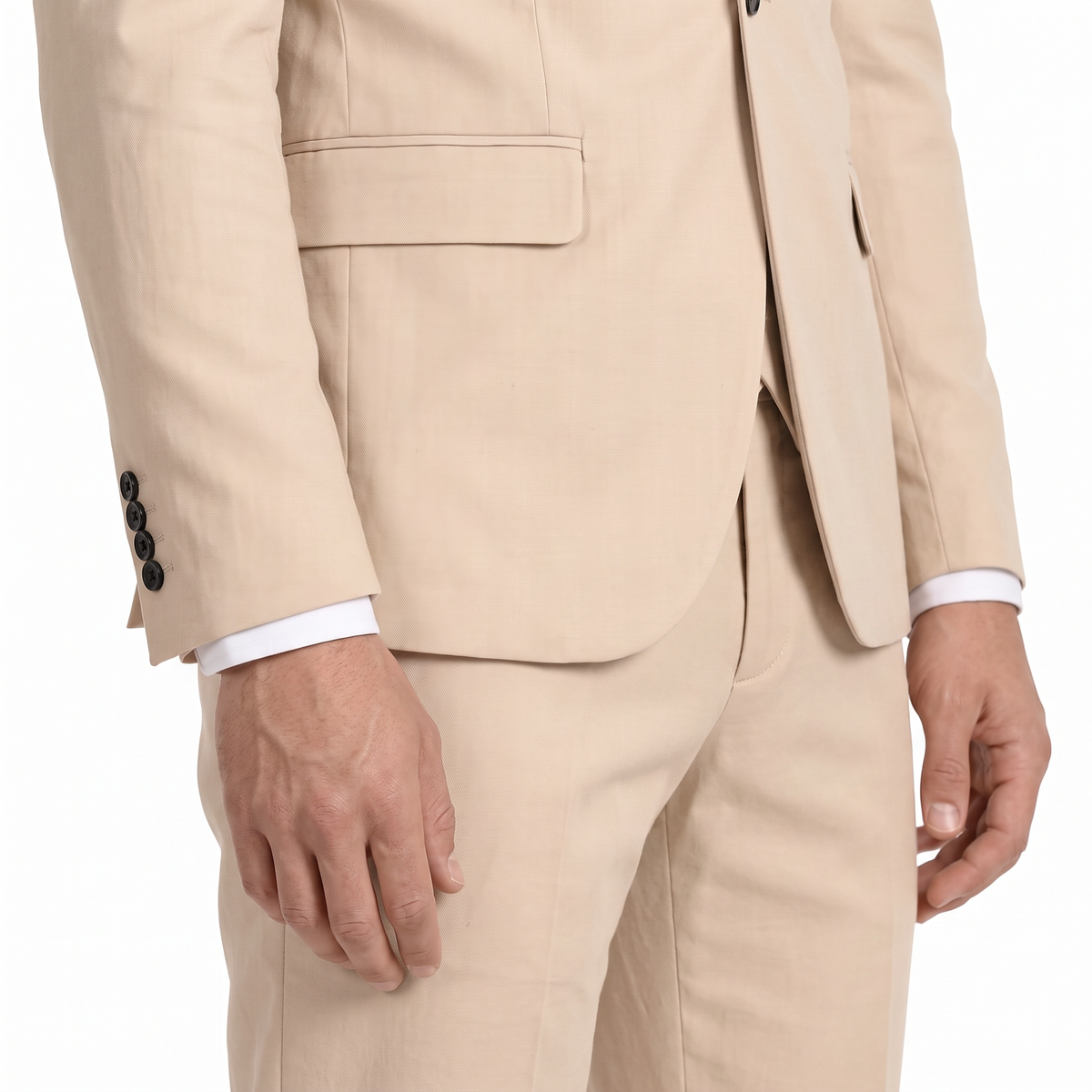 Ceehuteey 3 Piece Mens Suit Prom Peak Lapel Suit (Blazer + Vest + Pants)