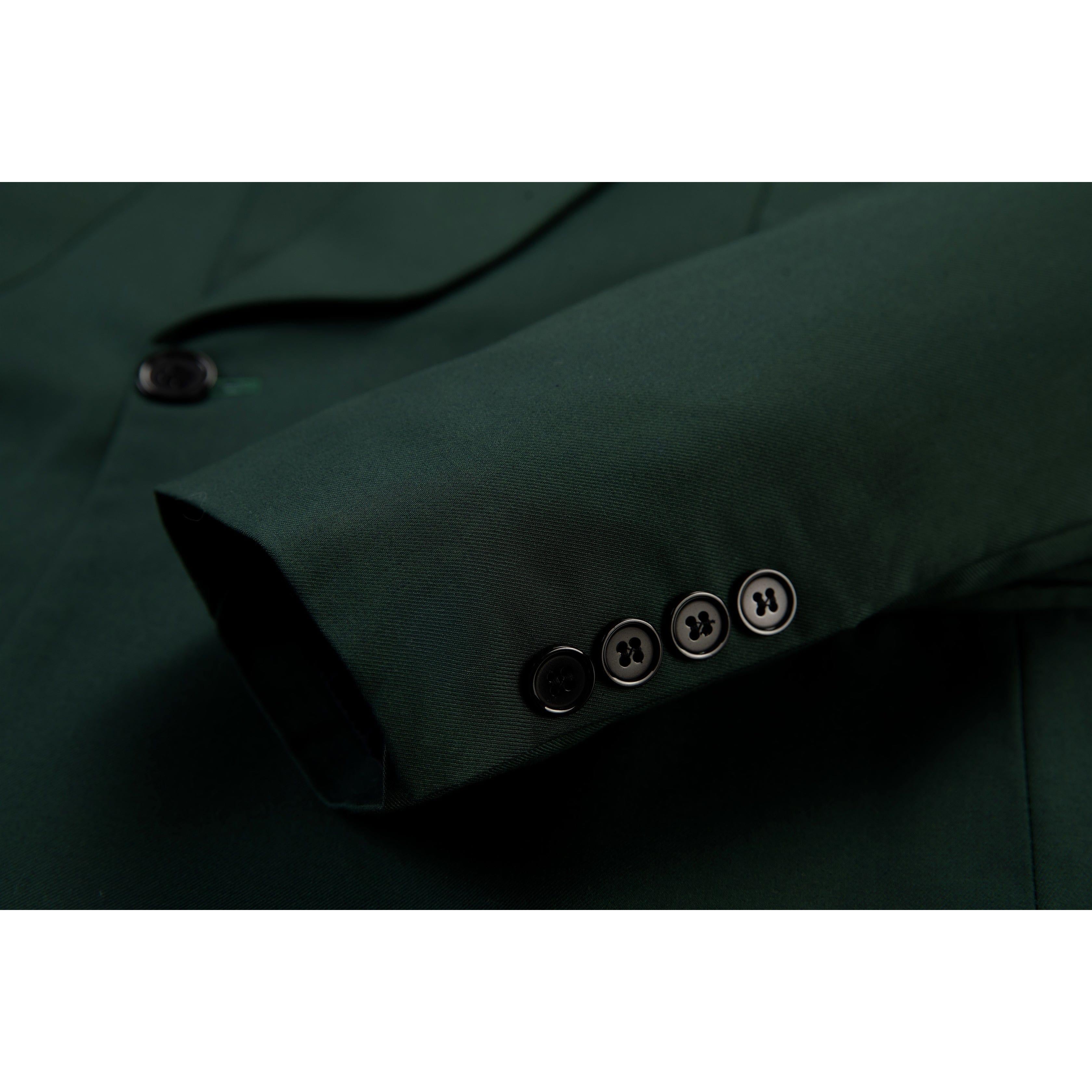 ceehuteey Casual Mens Suit Double Breasted Shawl Lapel 2 Pieces (Blazer+Pants)