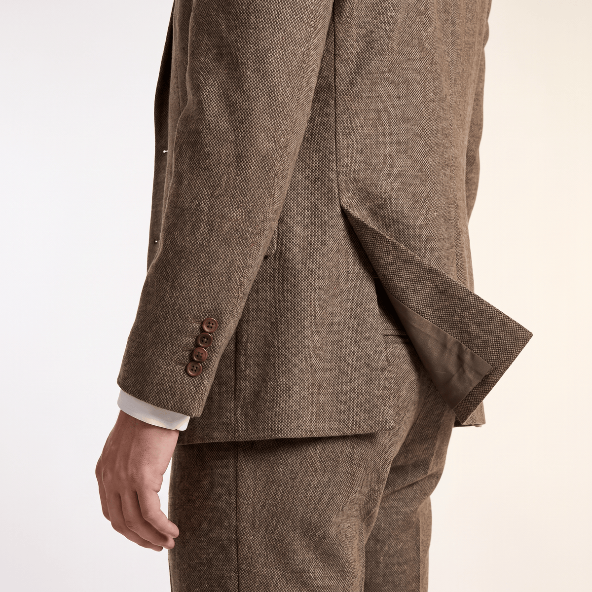 Ceehuteey Ceehuteey 3 Pieces Men's Suit Classic Tweed Notch Lapel Suits Prom(Blazer+Vest+Pants)