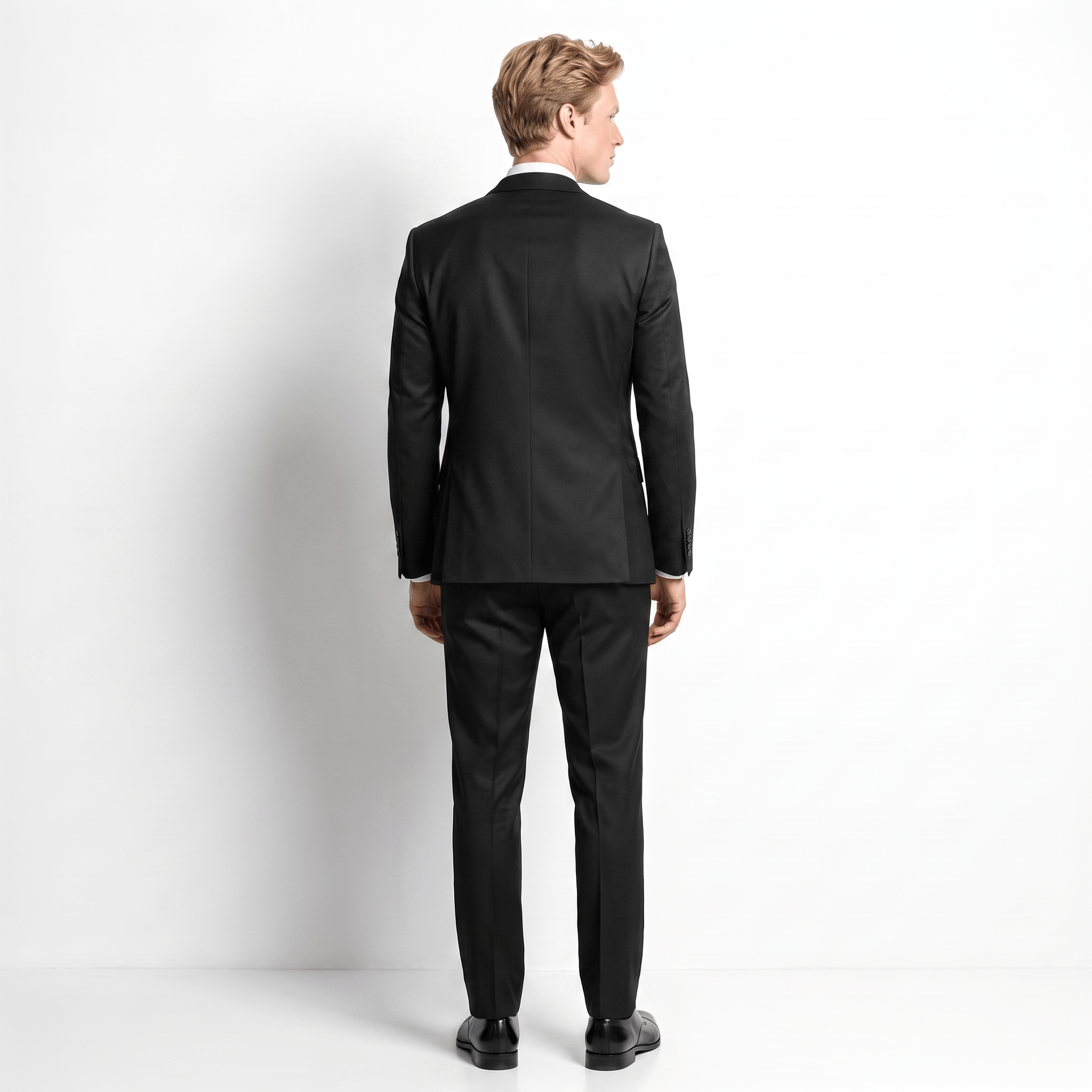 Ceehuteey Ceehuteey Formal Men's Suit 3 Pieces Flat Slim Fit Peak Lapel Tuxedos (Blazer+vest+Pants)