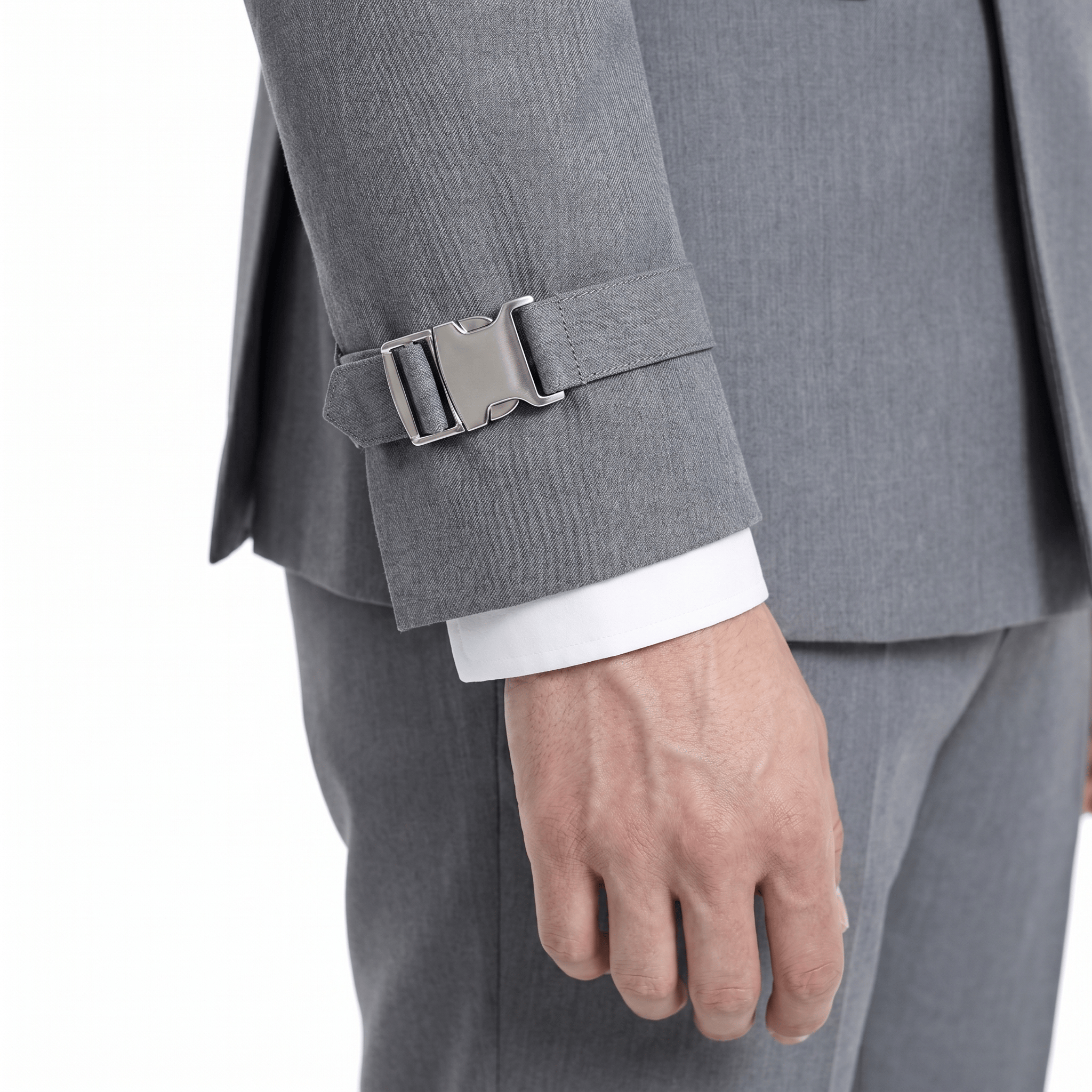 Ceehuteey Ceehuteey Men's 2 Piece Suit with Metal Clasp Suit Stylish Suit Set