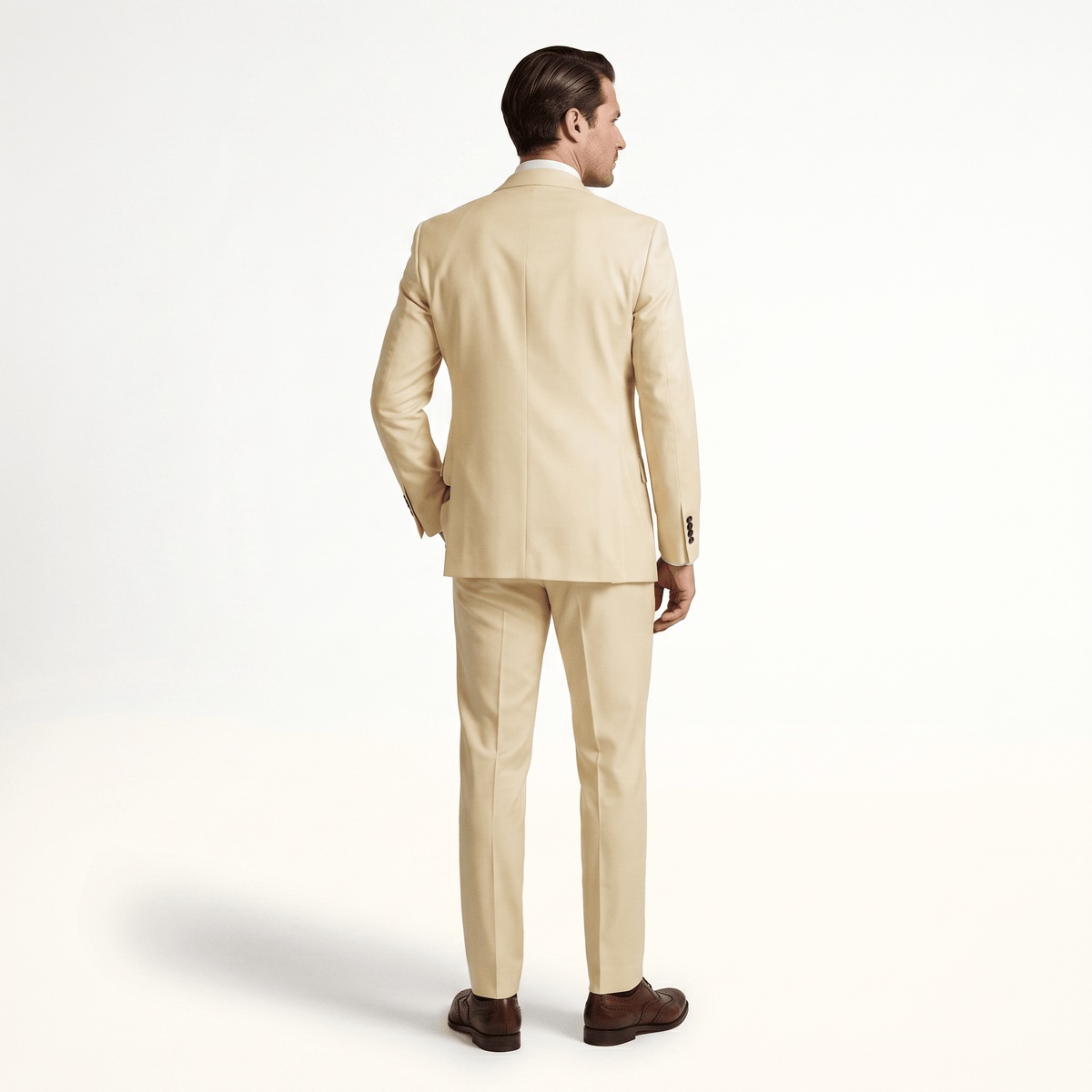 Ceehuteey Ceehuteey Men's 3 Piece Peak Lapel Men's Express Suit (Blazer+Vest+Pants)