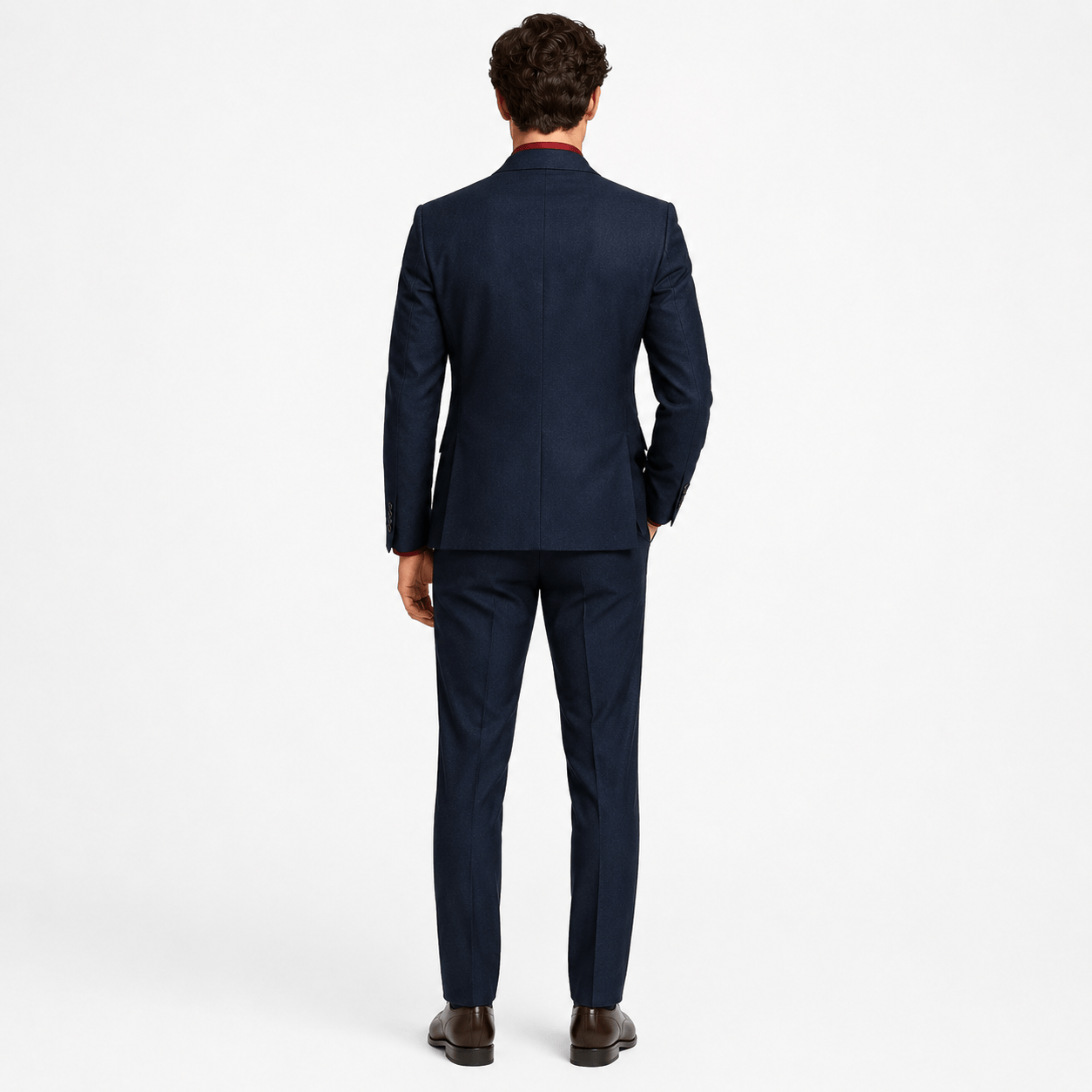 Ceehuteey Ceehuteey Men's 3 Pieces Tweed Classic Herringbone Notch Lapel Suits (Blazer+Vest+Pants)
