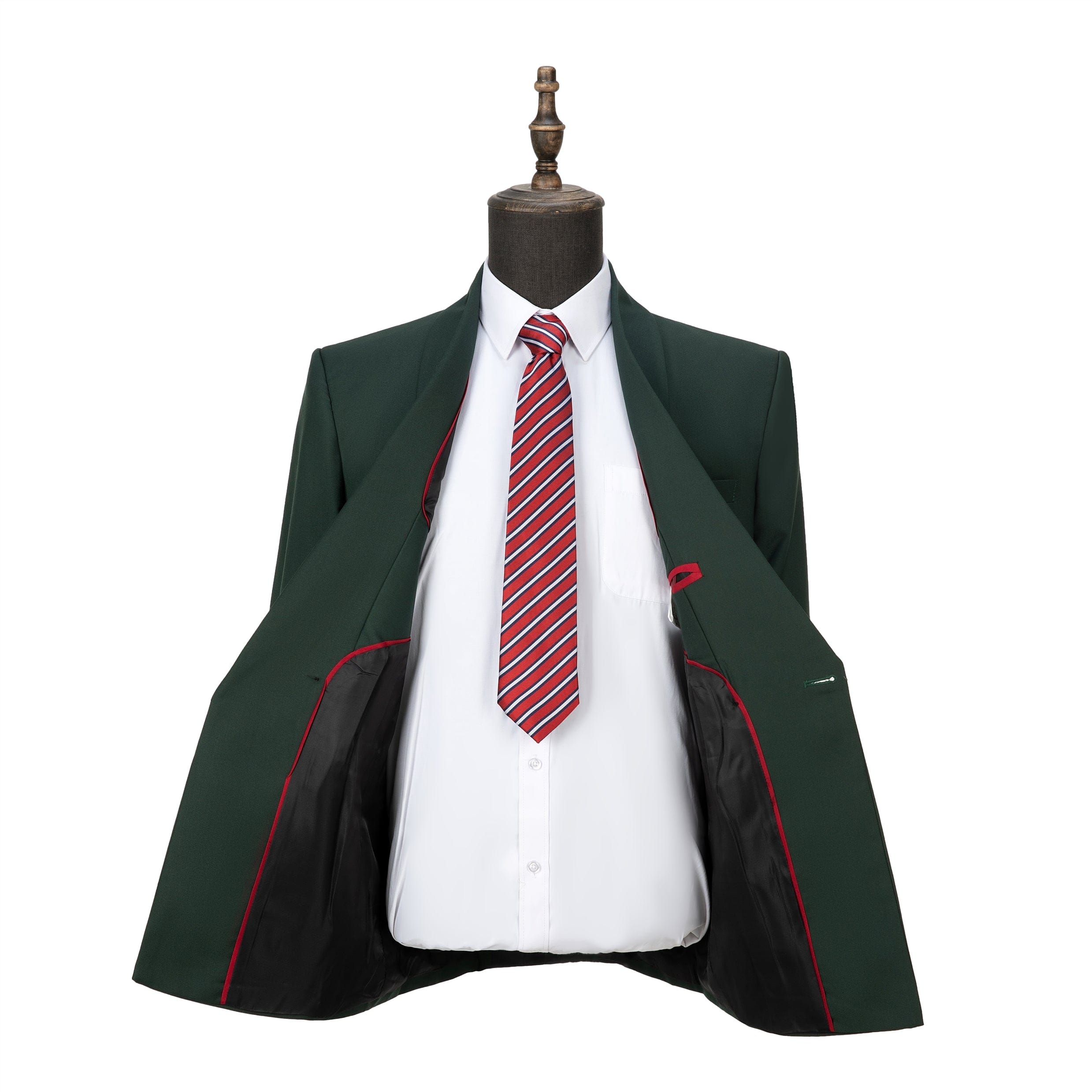 ceehuteey Fashion Casual Men's 2 Pieces Shawl Lapel Double Breasted Suit (Blazer+Pants)
