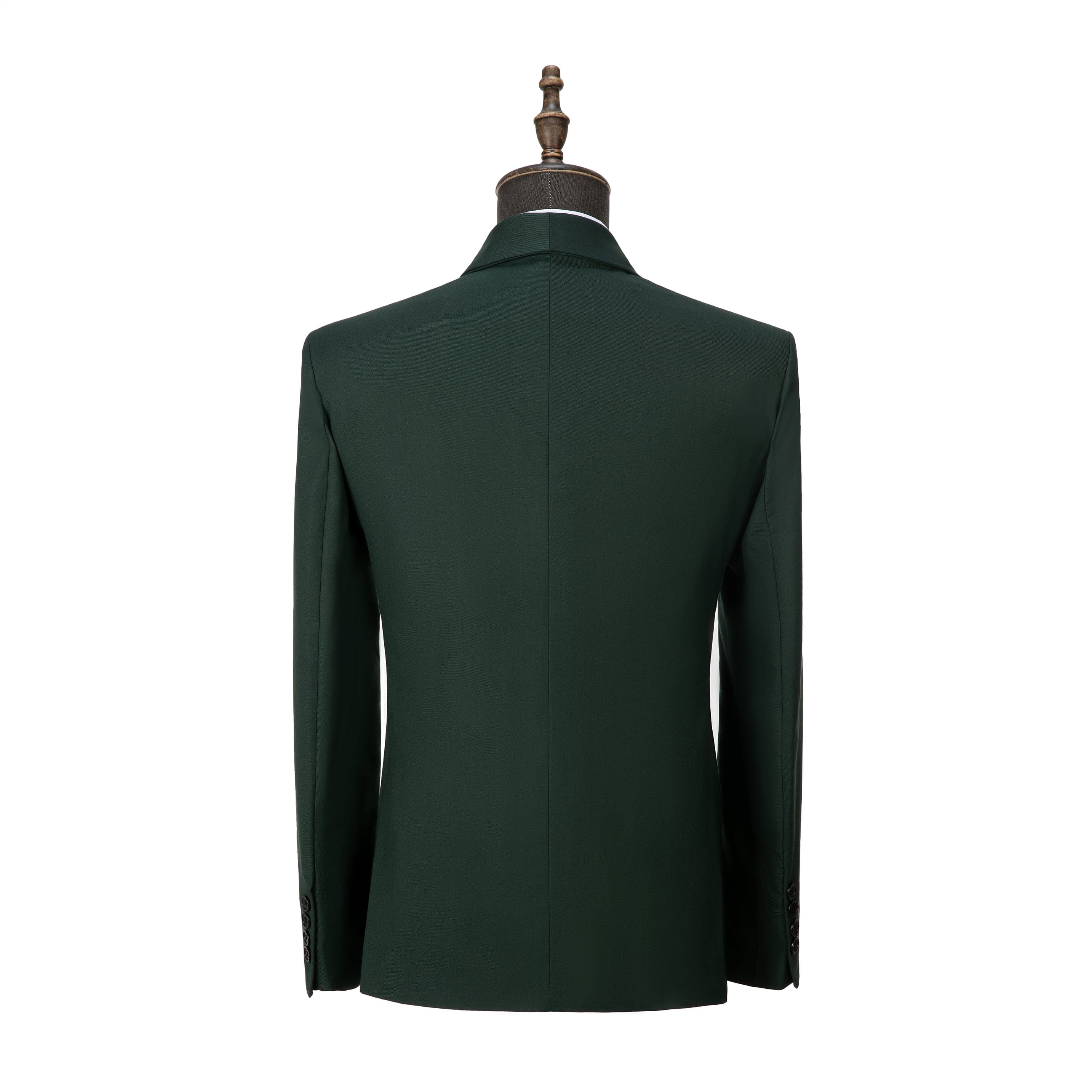 ceehuteey Fashion Casual Men's 2 Pieces Shawl Lapel Double Breasted Suit (Blazer+Pants)
