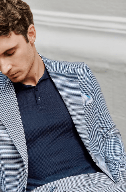 ceehuteey Fashion Men's 3 Pieces Plaid Notch Lapel Formal Solid Suit (Blazer+vest+Pants)