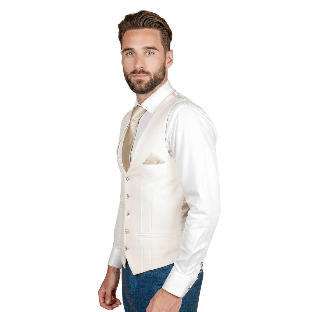 ceehuteey Fashionable Men's 3 Pieces Notch Lapel Double BreastedWedding Tuxedos(Blazer+Vest+Pant)