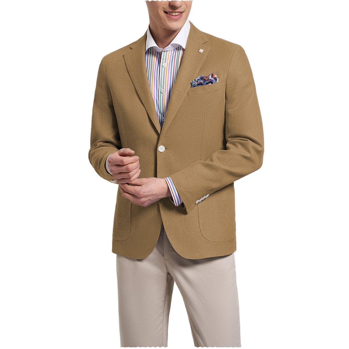 ceehuteey Formal Fashion Men's Notch Lapel Suit Blazer