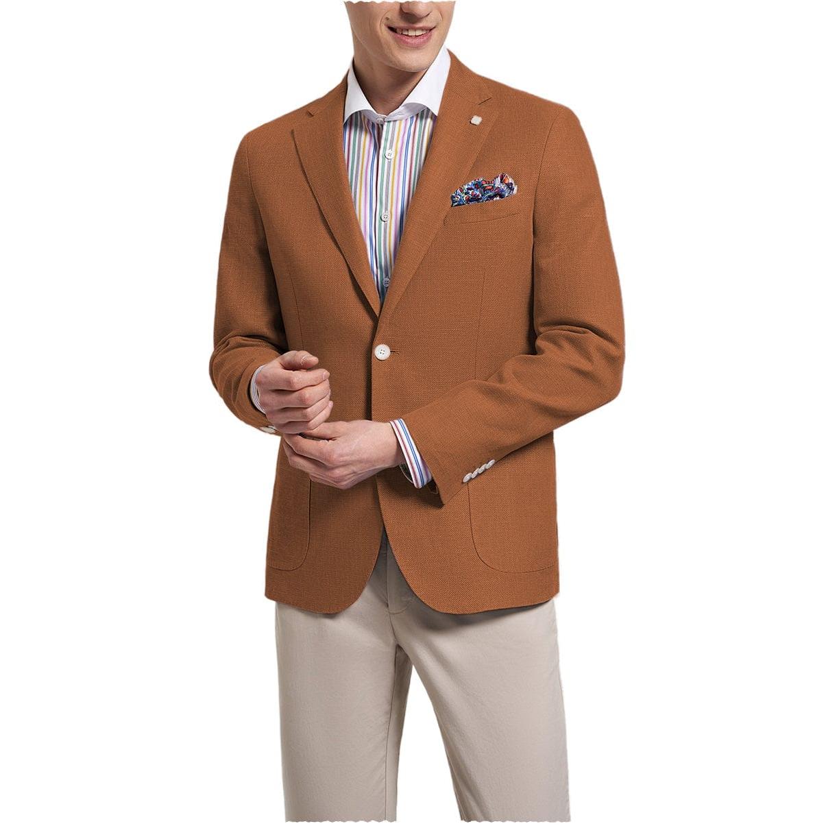 ceehuteey Formal Fashion Men's Notch Lapel Suit Blazer