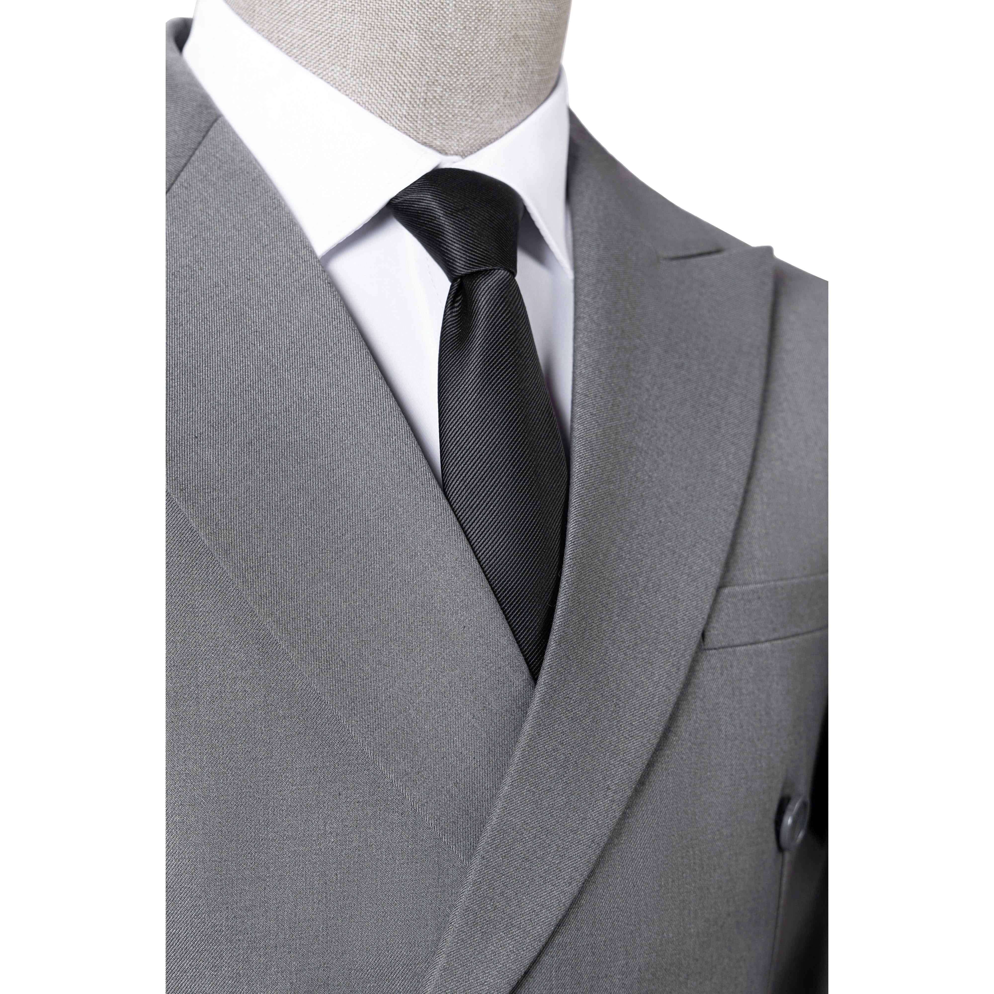 ceehuteey Formal Fashion Men's Suit Double Breasted 2 Piece Business Tuxedos (Blazer+Pants)