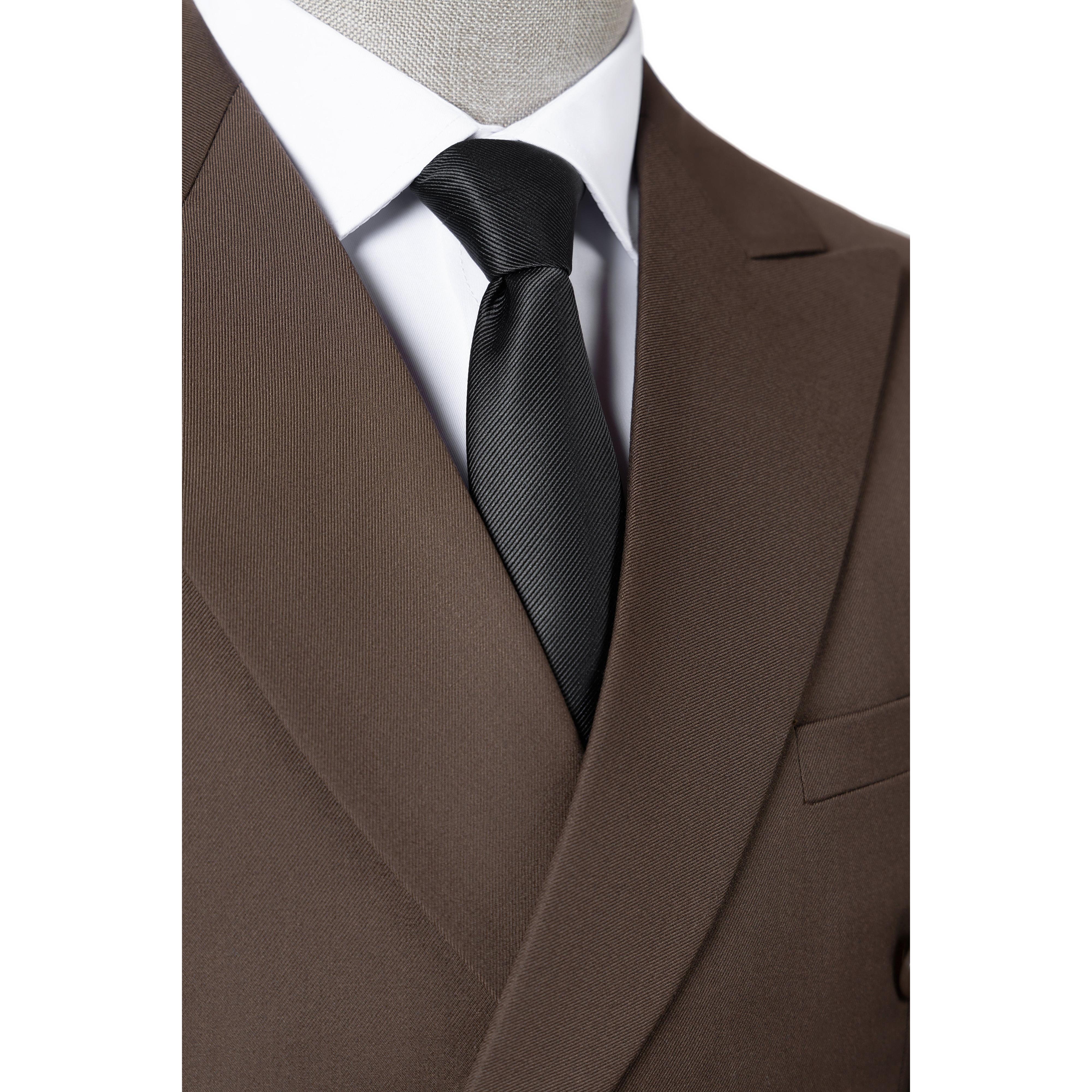 ceehuteey Formal Fashion Men's Suit Double Breasted 2 Piece Business Tuxedos (Blazer+Pants)