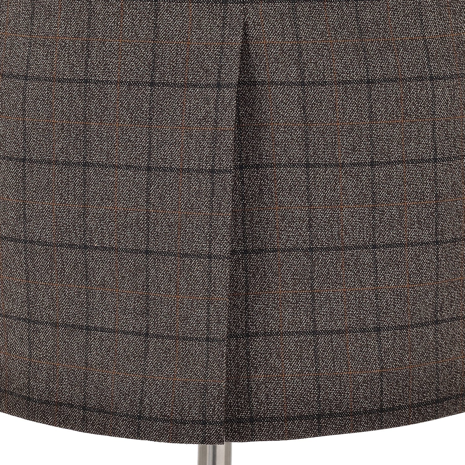 ceehuteey Formal Men's Tweed Plaid Business 3 Pieces Notch Lapel Suit (Blazer+vest+Pants)