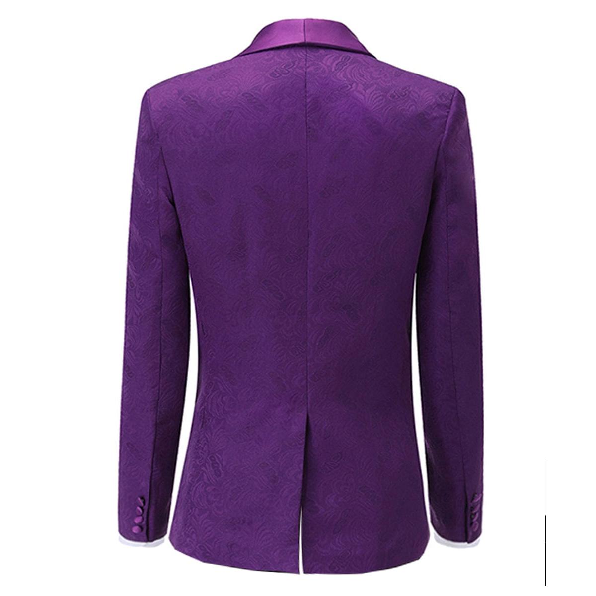 ceehuteey Formal Mens Suit 2 Pieces Shawl Lapel Tuxedos (Blazer+Pants)