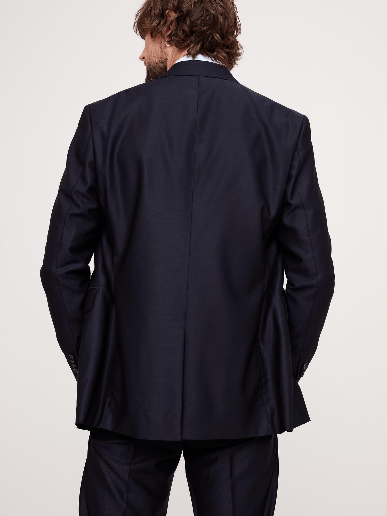 ceehuteey Men's 2 Pieces Black Signature Fashion Notch Lapel Business Multiple Occasions Suit (Blazer+Pants)