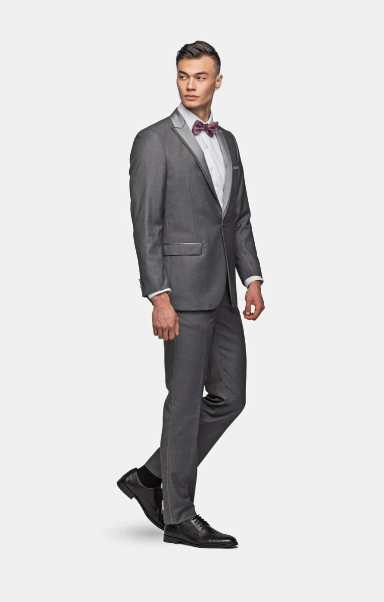 ceehuteey Men's 2 Pieces Fashion Formal Peak lapel Mens Tuxedos For Wedding Groomsmen (Blazer+Pants)