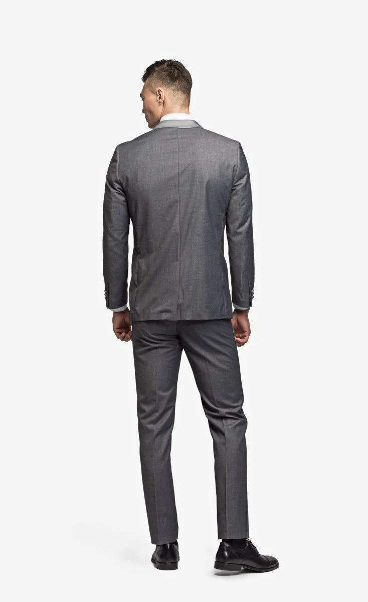 ceehuteey Men's 2 Pieces Fashion Formal Peak lapel Mens Tuxedos For Wedding Groomsmen (Blazer+Pants)