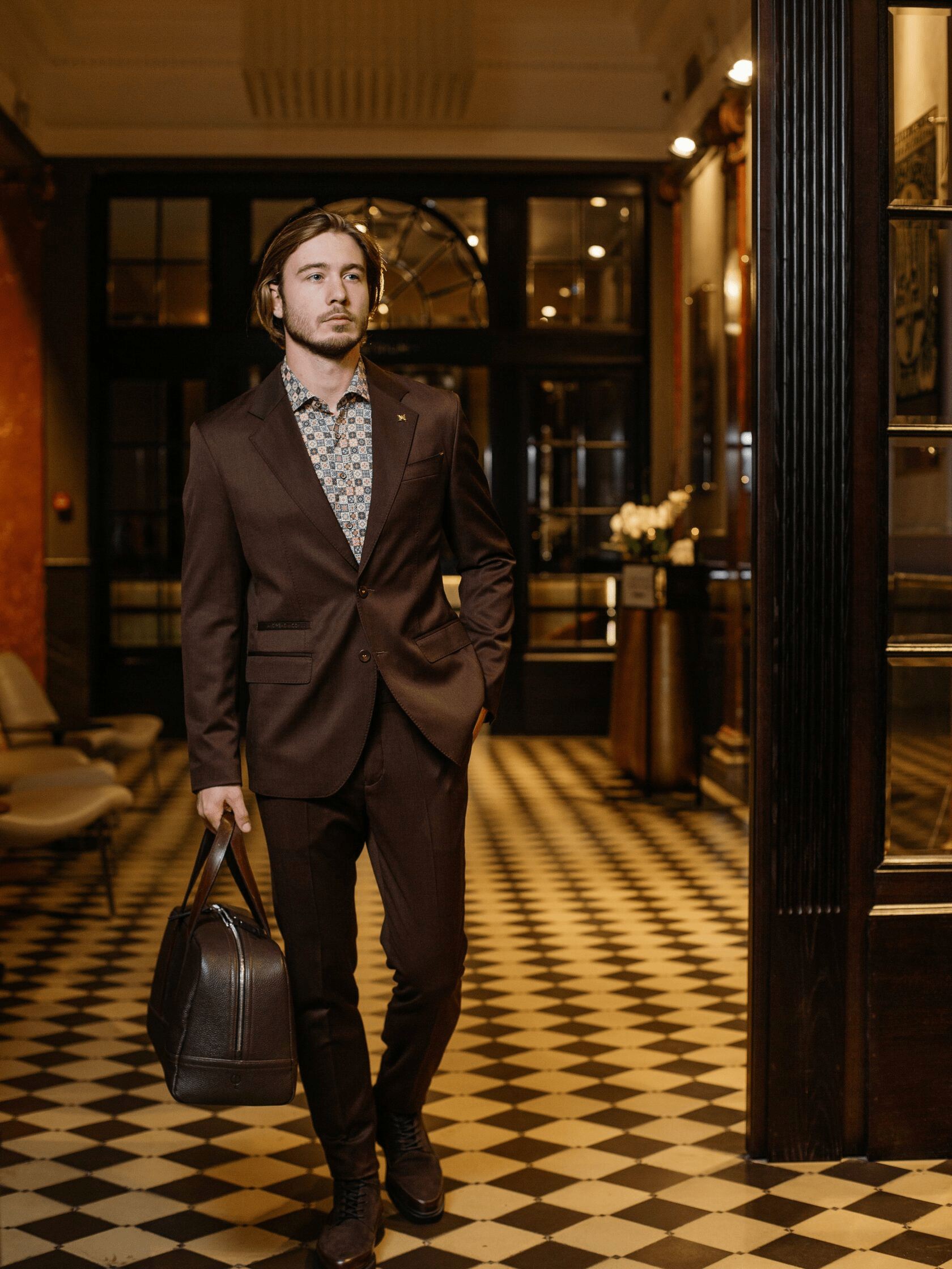 ceehuteey Men's 2 Pieces Fashion Notch Lapel Regular Fit Mens Suit (Blazer+Pants)