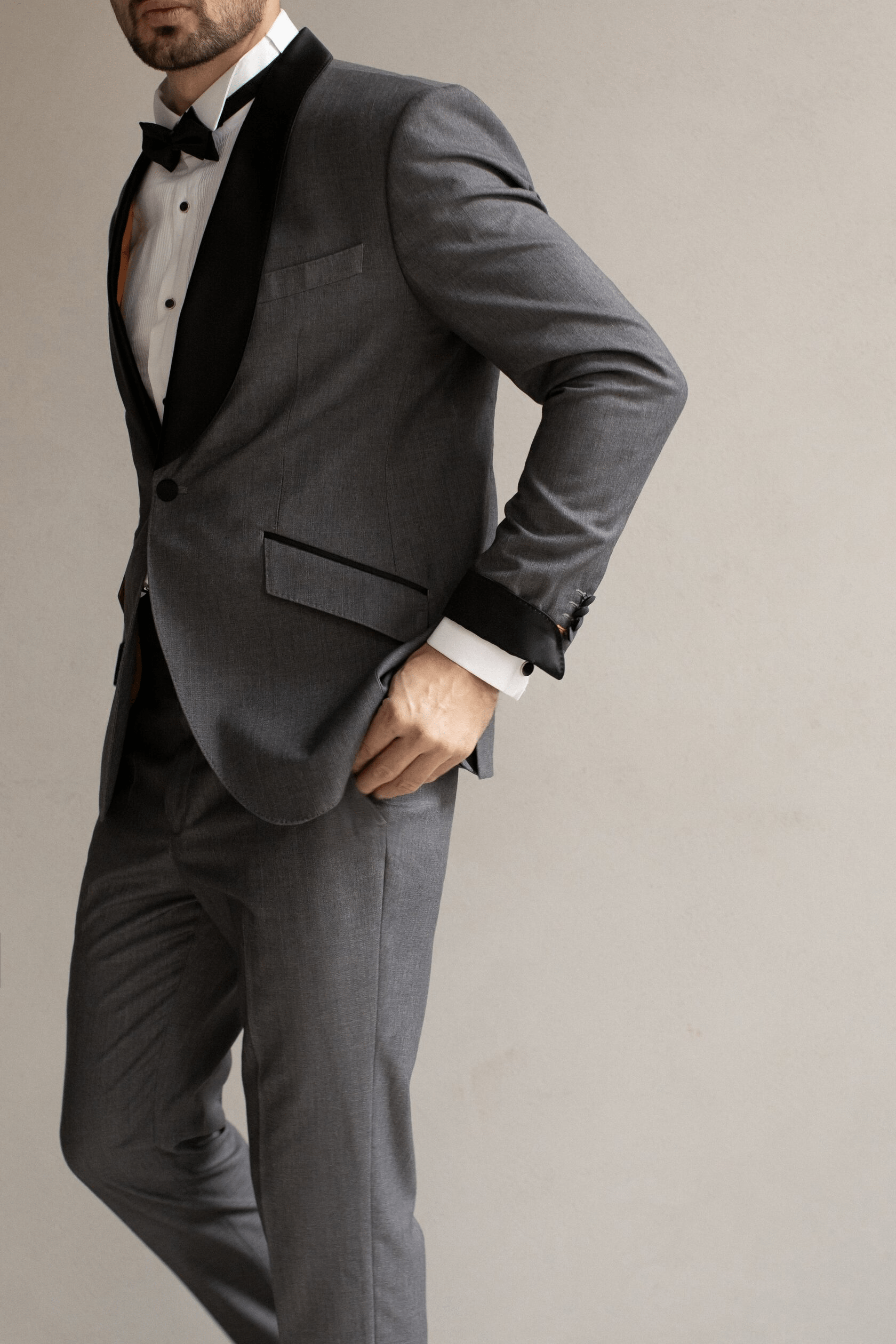 ceehuteey Men's 2 Pieces Handsome Fashion Shawl Lapel Tuxedos Mens Suit For Wedding (Blazer+Pants)