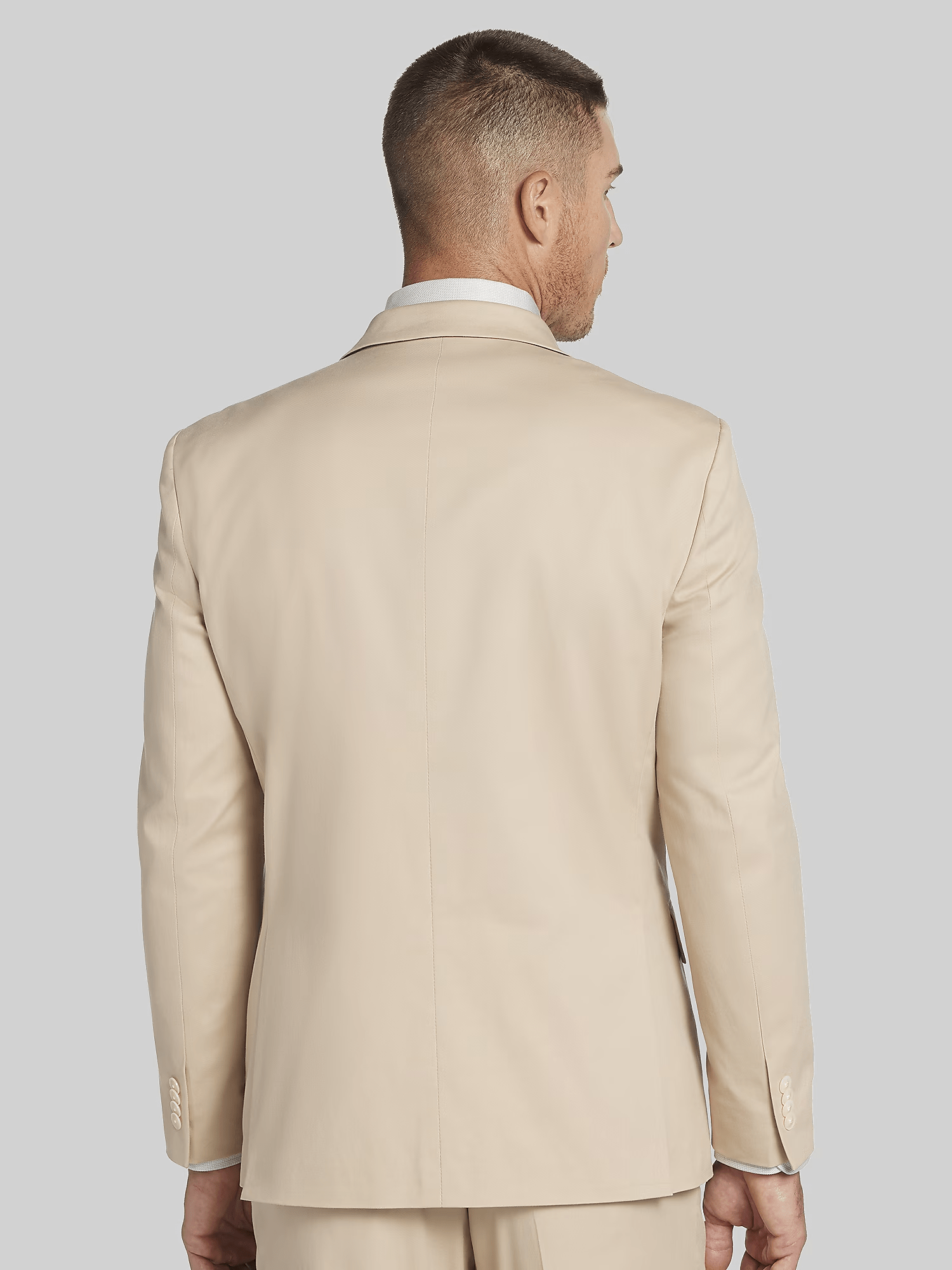 ceehuteey Men's 2 Pieces Leisure Casual Linen Cotton Notch Lapel Mens Suit (Blazer+Pants)