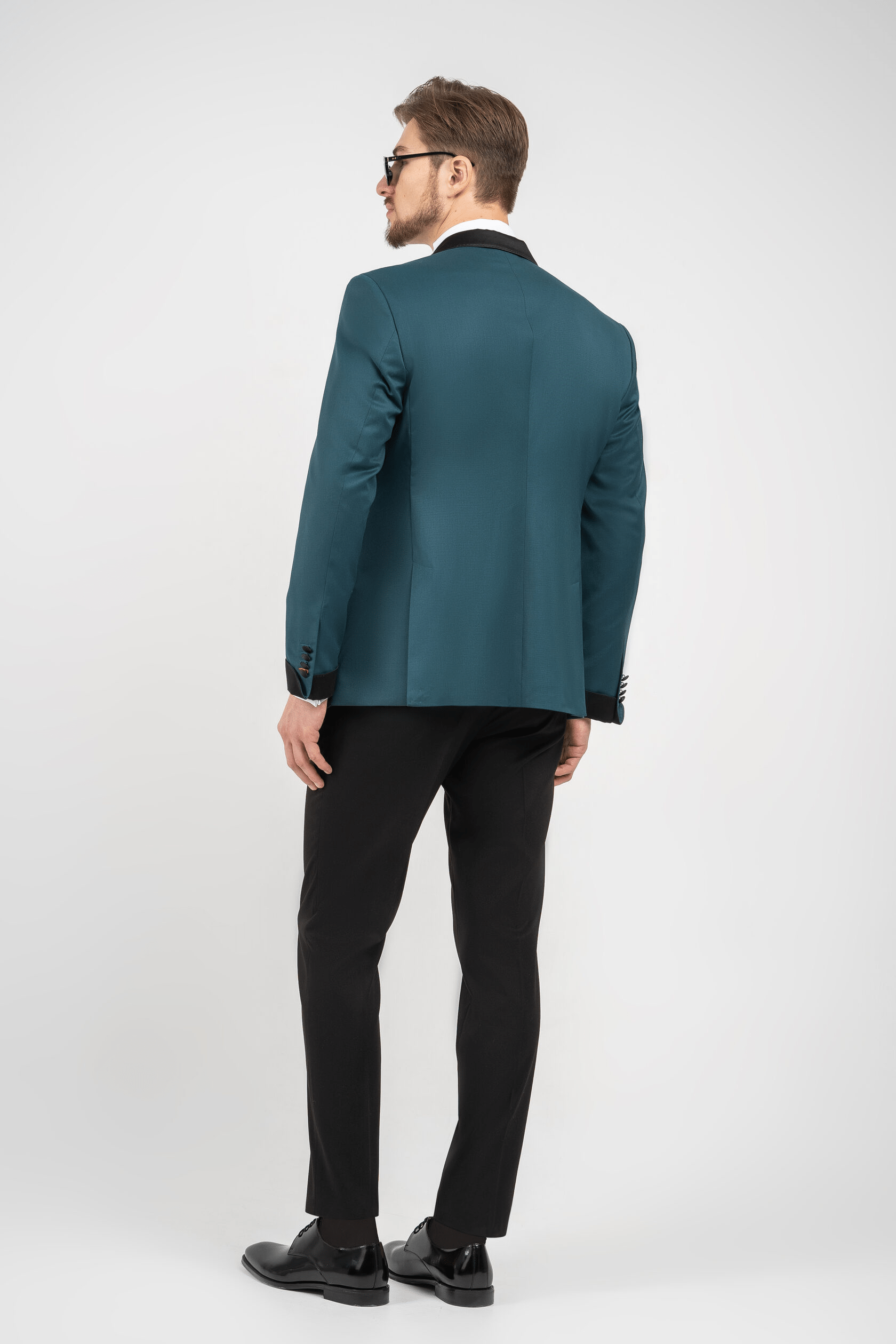 ceehuteey Men's 2 Pieces Leisure Handsome Fashion Shawl Lapel Tuxedos Mens Suit For Wedding (Blazer+Pants)