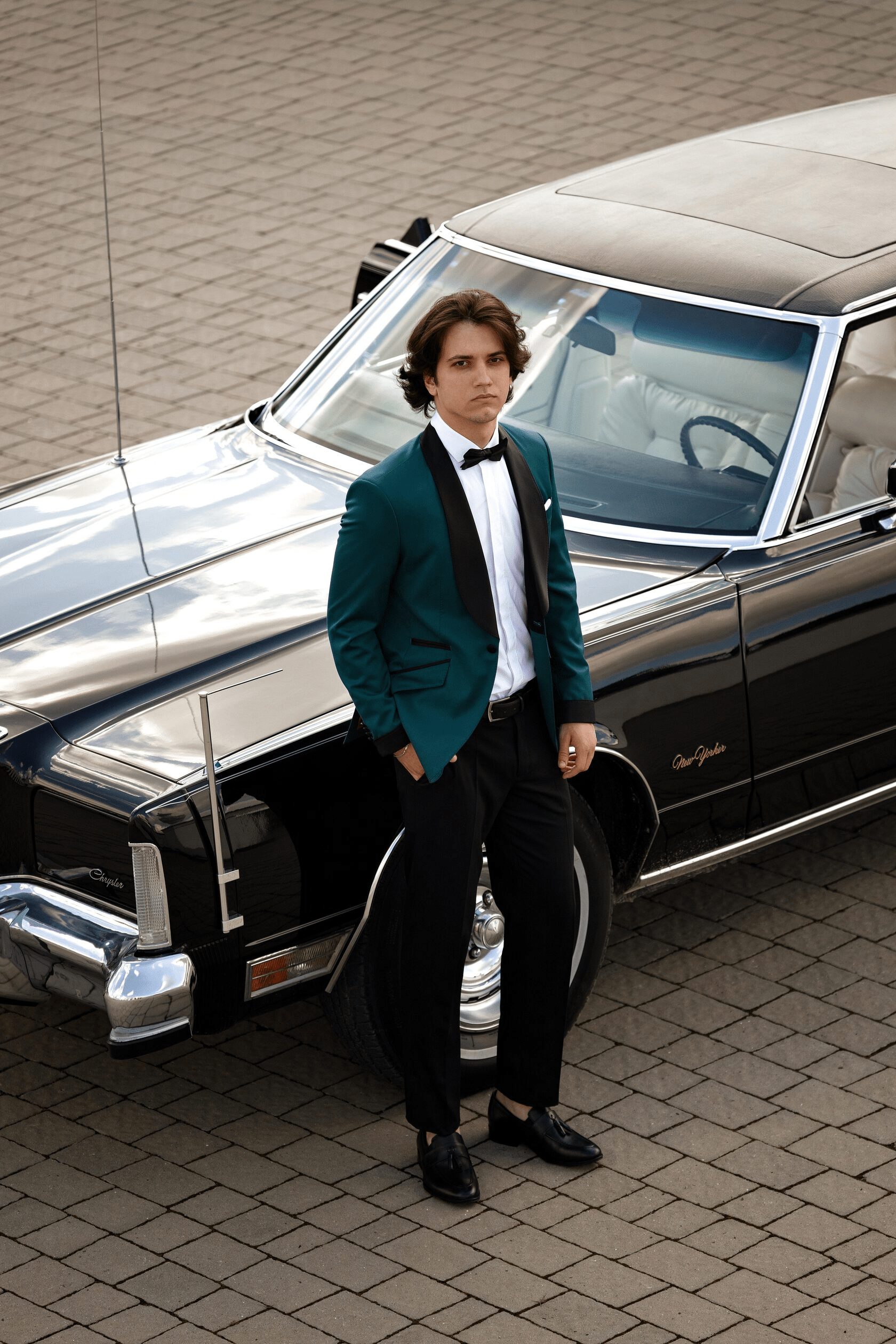 ceehuteey Men's 2 Pieces Leisure Handsome Fashion Shawl Lapel Tuxedos Mens Suit For Wedding (Blazer+Pants)