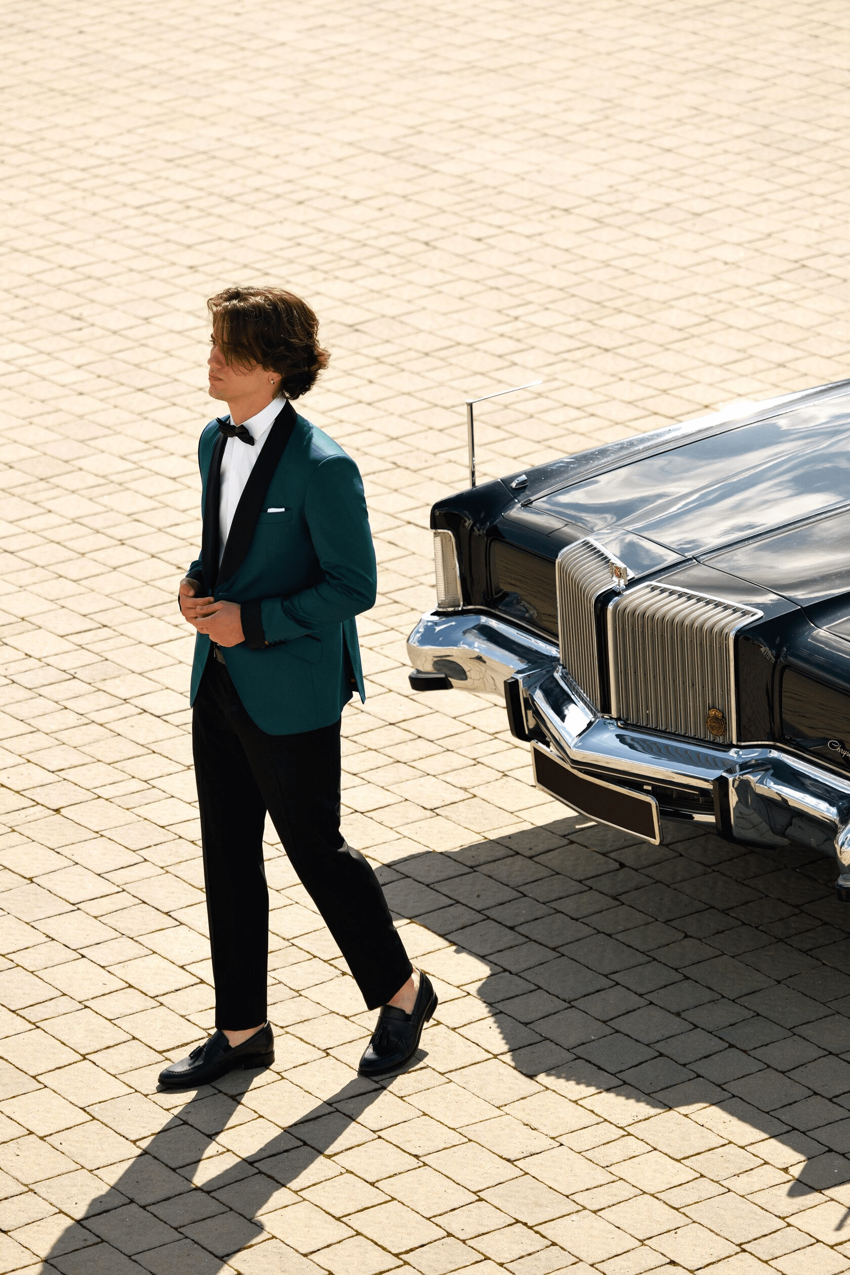 ceehuteey Men's 2 Pieces Leisure Handsome Fashion Shawl Lapel Tuxedos Mens Suit For Wedding (Blazer+Pants)