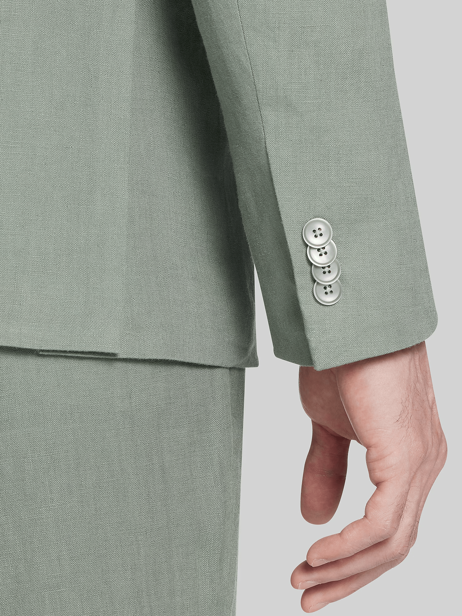 ceehuteey Men's 2 Pieces Linen Notch Lapel Casual Fashion Mens Suit (Blazer+Pants)