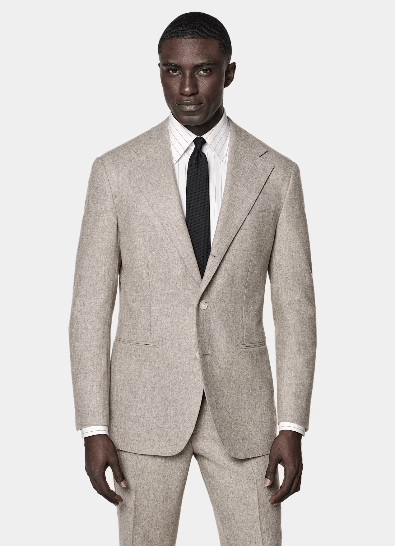 ceehuteey Men's 2 Pieces Tweed Fashion Notch Lapel Suit (Blazer+Pants)