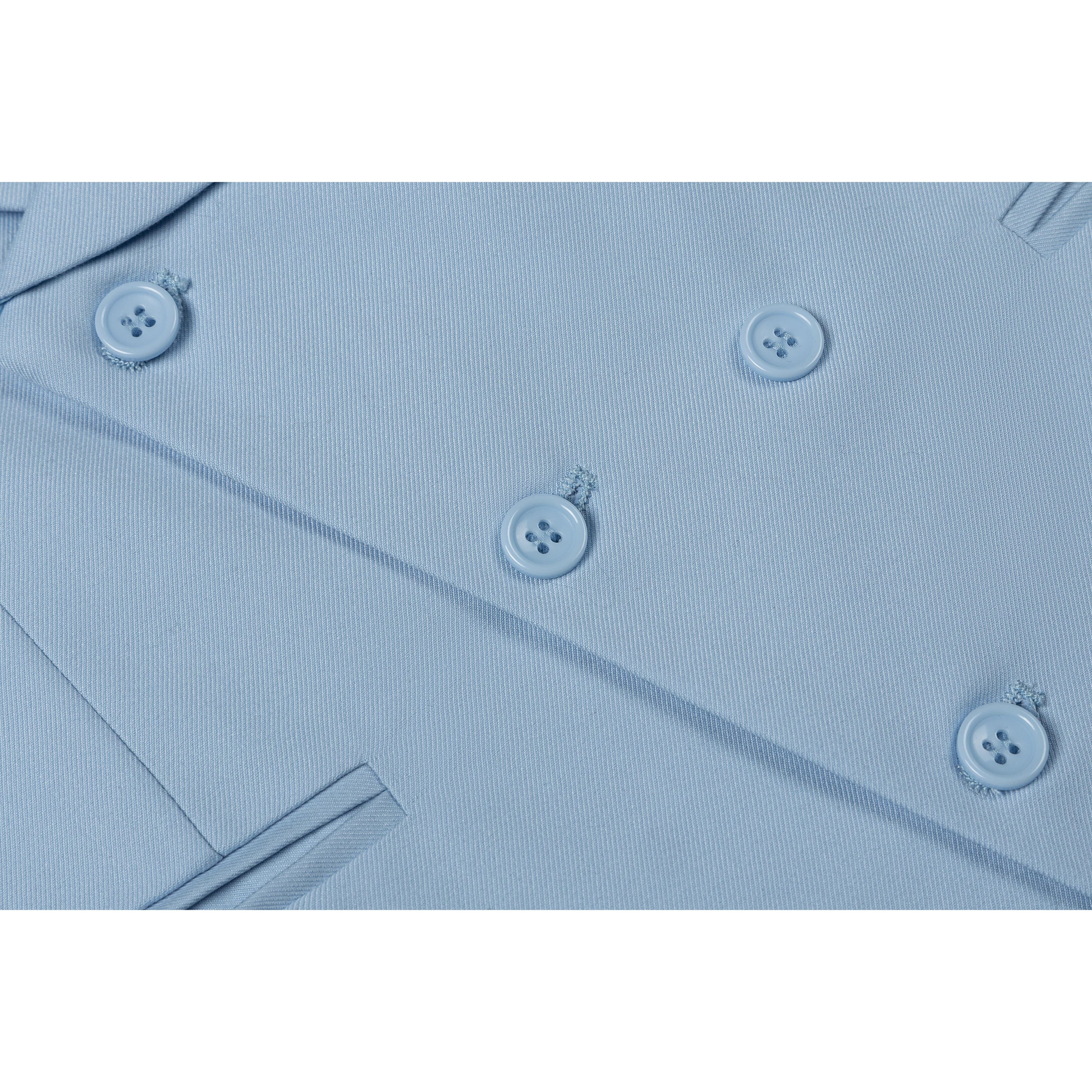 ceehuteey Men's 3 Piece Suits Slim Fit Notch Lapel Western Tuxedos (White Blazer+Vest+ Pant)