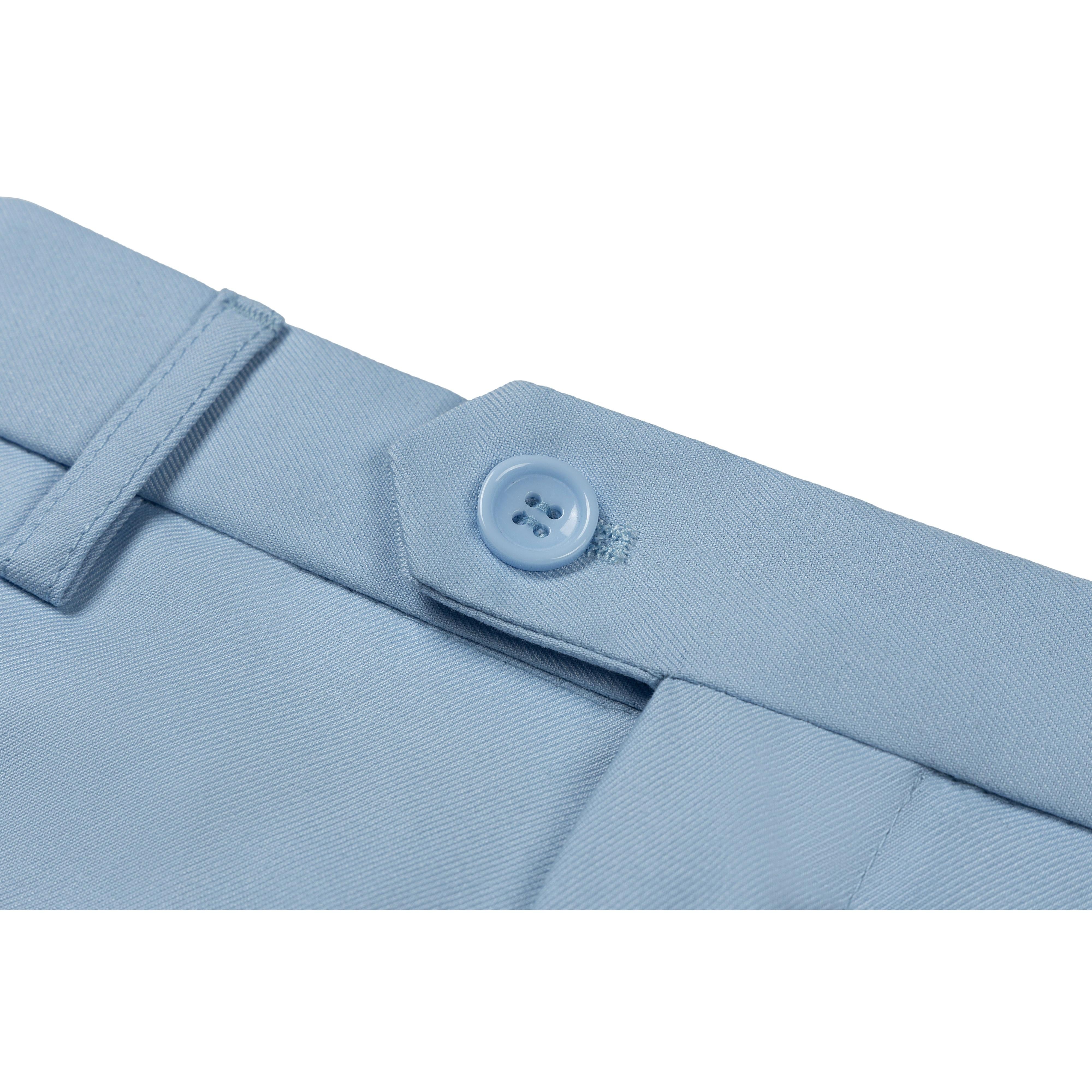 ceehuteey Men's 3 Piece Suits Slim Fit Notch Lapel Western Tuxedos (White Blazer+Vest+ Pant)