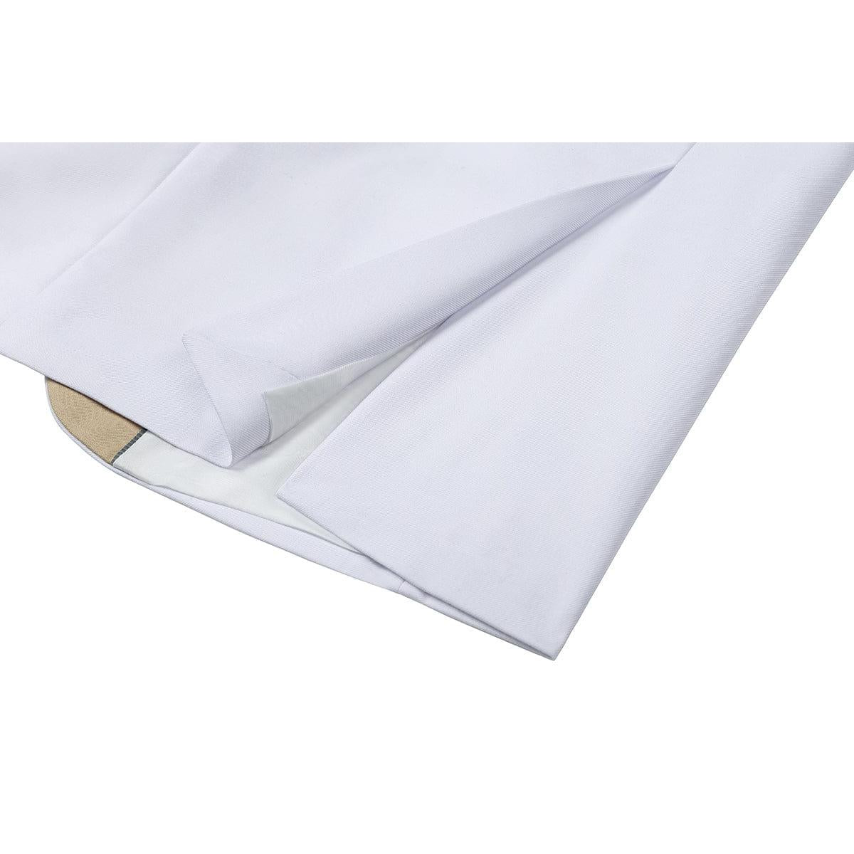 ceehuteey Men's 3 Piece Suits Slim Fit Notch Lapel Western Tuxedos (White Blazer+Vest+ Pant)