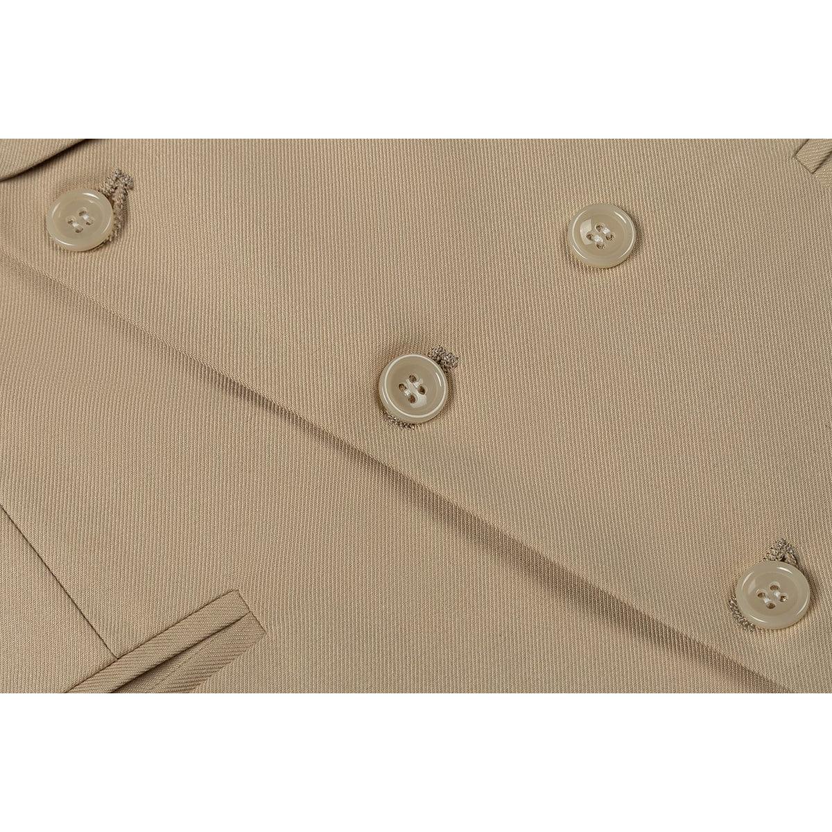 ceehuteey Men's 3 Piece Suits Slim Fit Notch Lapel Western Tuxedos (White Blazer+Vest+ Pant)