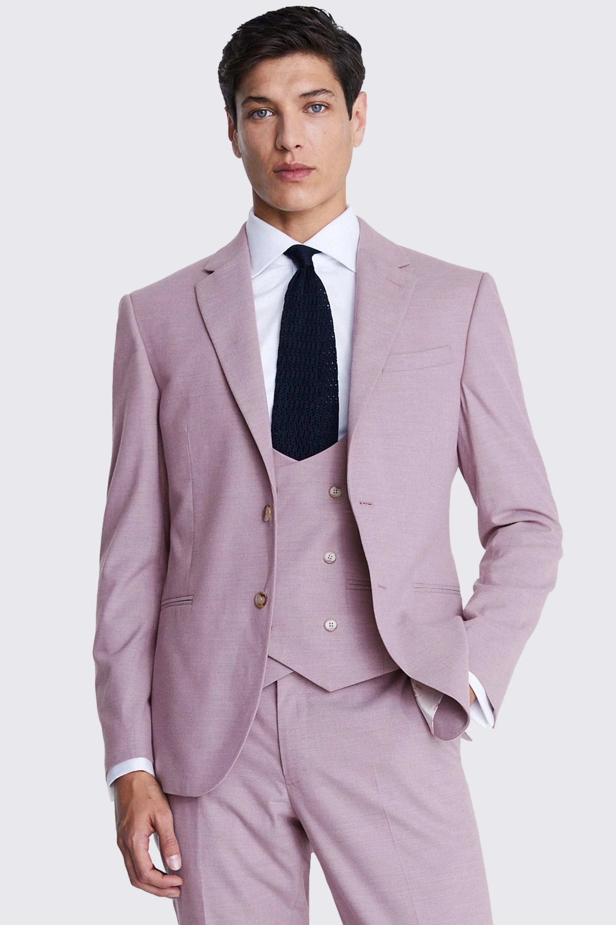 ceehuteey Men's 3-Pieces Classic Design Regular Fit Notch Lapel Mens Suit (Blazer+vest+Pants)