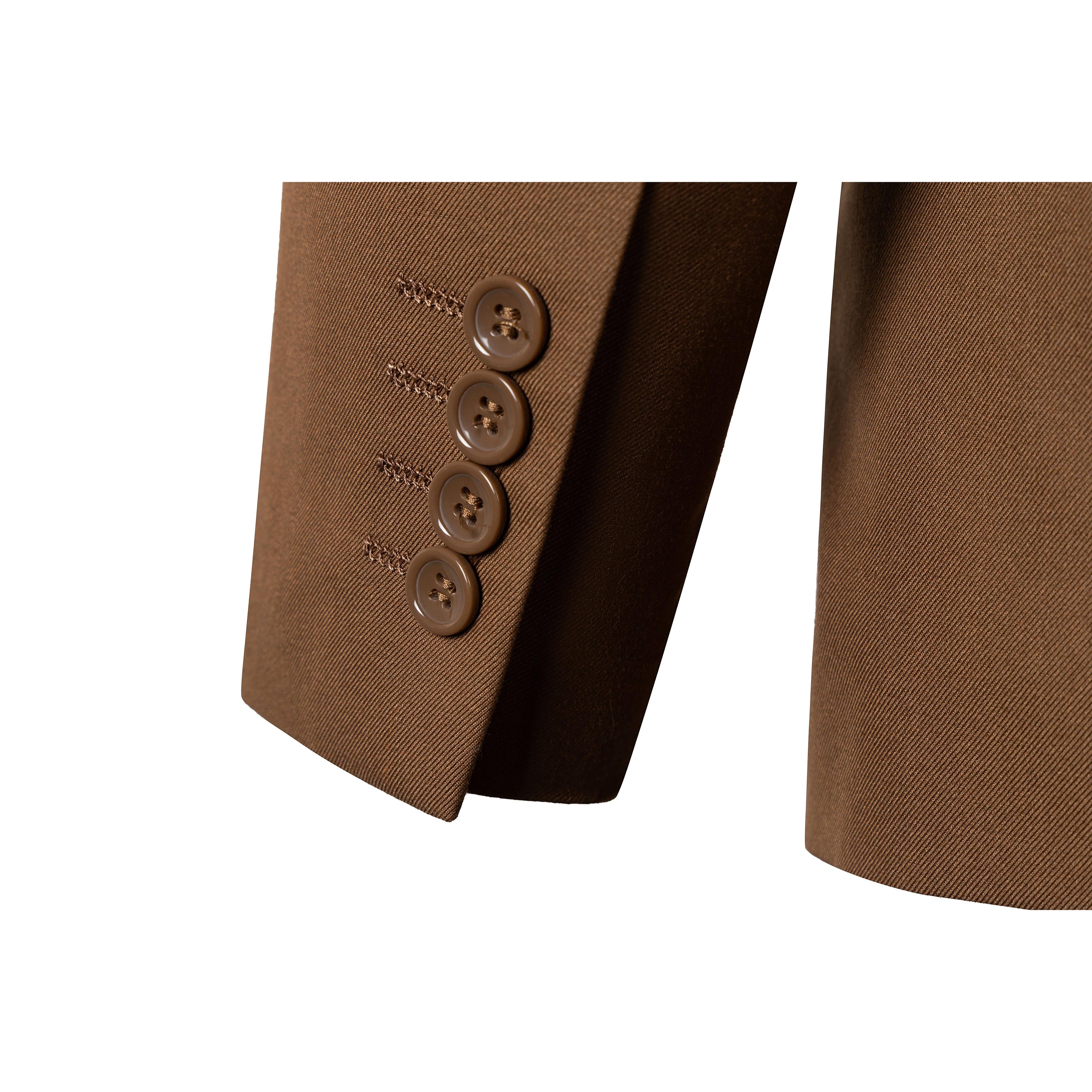 ceehuteey Men's 3 Pieces Fashion Formal Notch Lapel Mens Suit (Blazer+vest+Pants)