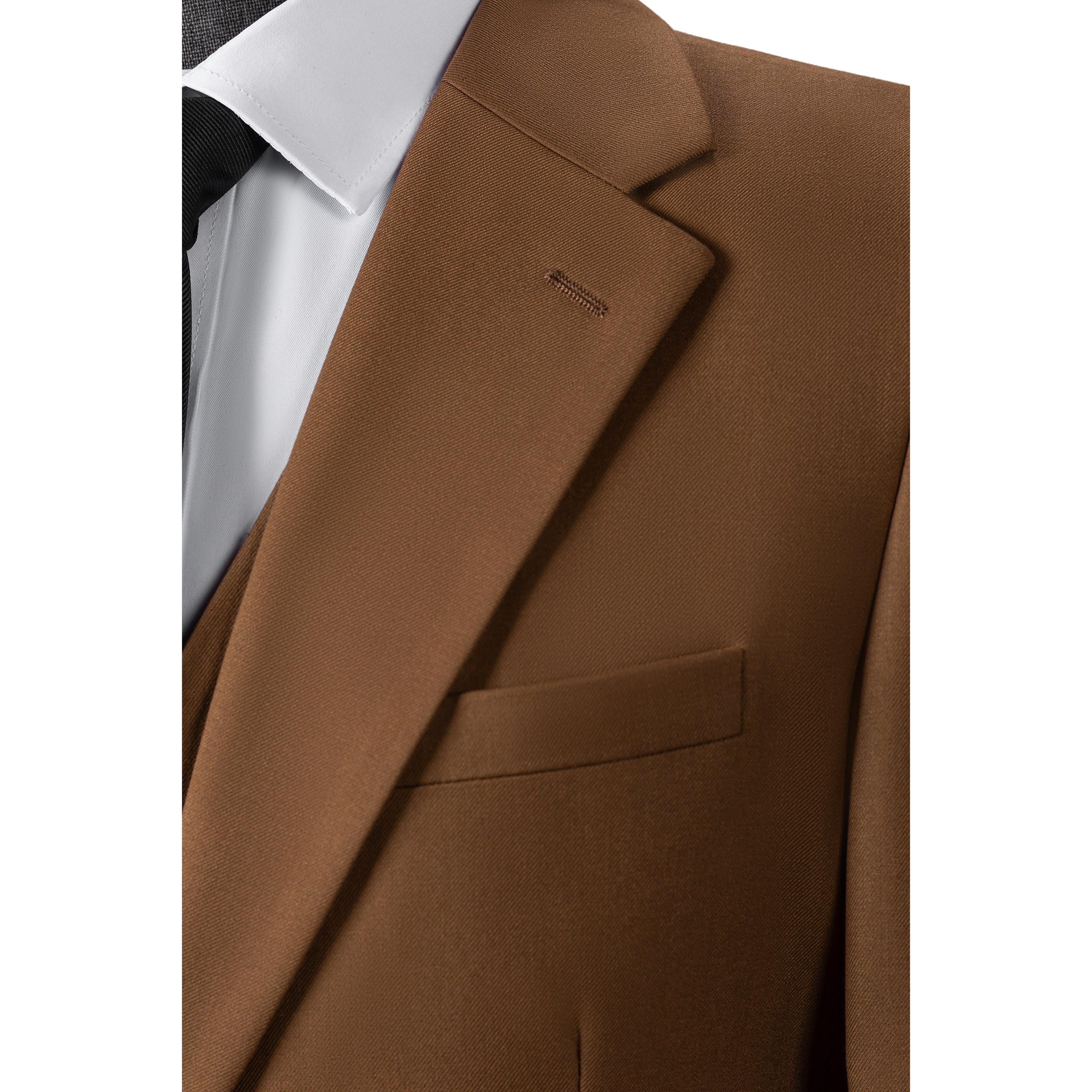 ceehuteey Men's 3 Pieces Fashion Formal Notch Lapel Mens Suit (Blazer+vest+Pants)