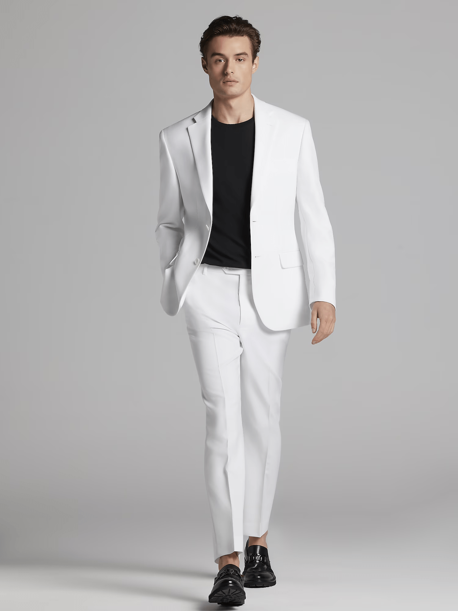 ceehuteey Men's 3-Pieces Modern Fit Notch Lapel Suit (Blazer+vest+Pants)