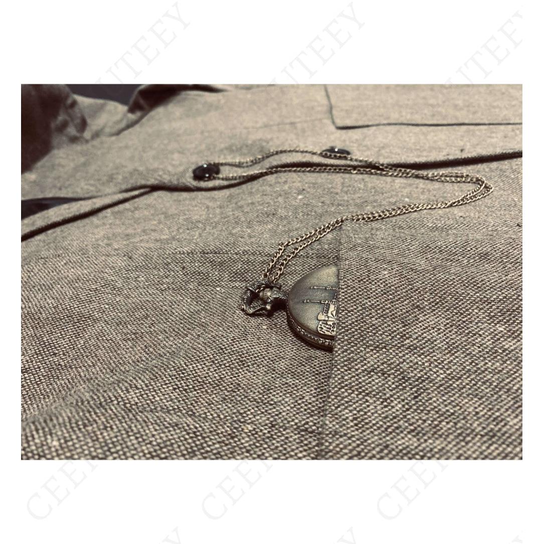 ceehuteey Men's 3 Pieces Suit Classic Tweed Notch Lapel Tuxedos Prom(Blazer+vest+Pants)