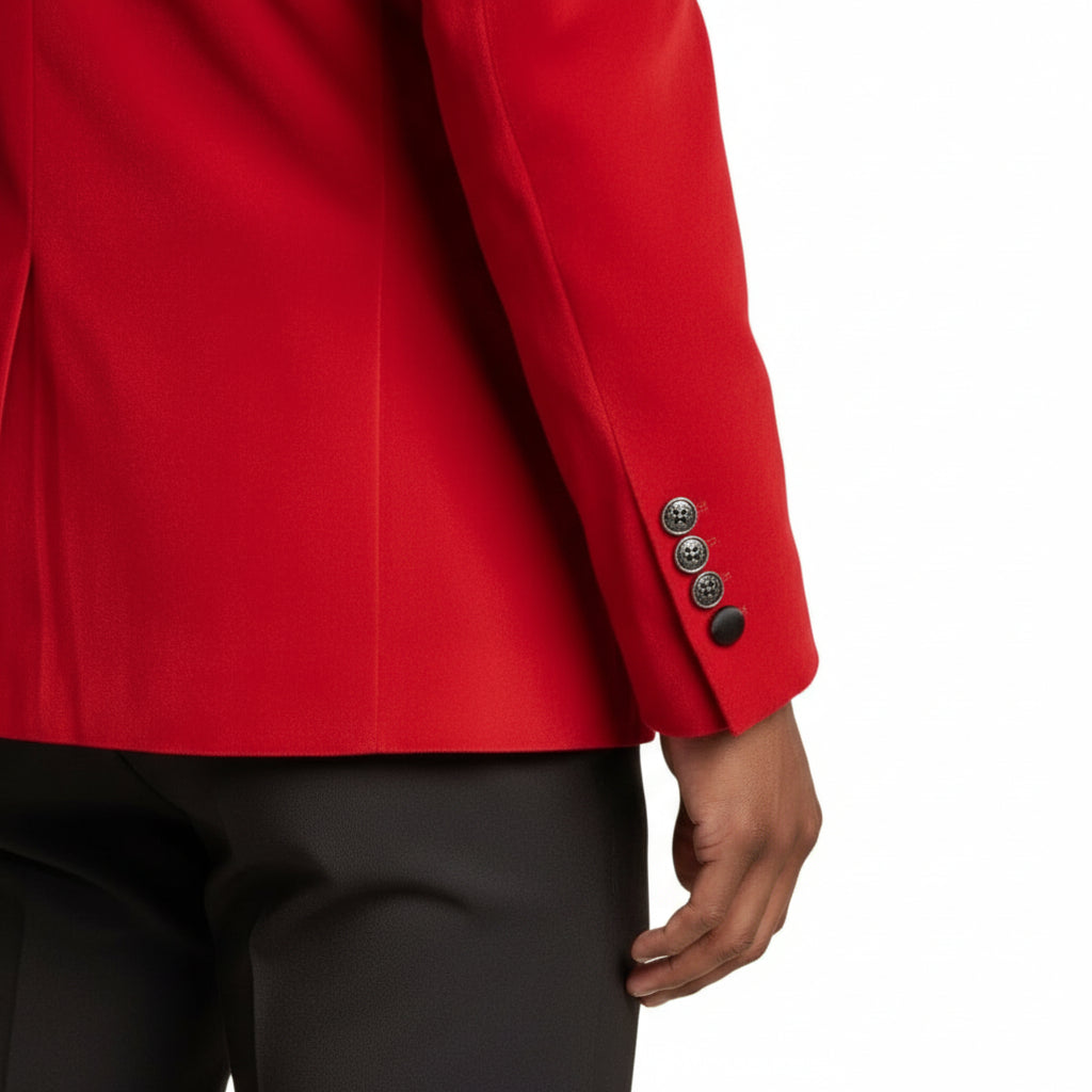 ceehuteey Men's 3 Pieces Velvet Dinner Jacket Fashion for Wedding Groomsmen Suit (Blazer+vest+Pants)