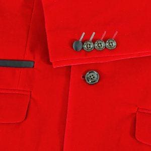 ceehuteey Men's 3 Pieces Velvet Dinner Jacket Fashion for Wedding Groomsmen Suit (Blazer+vest+Pants)