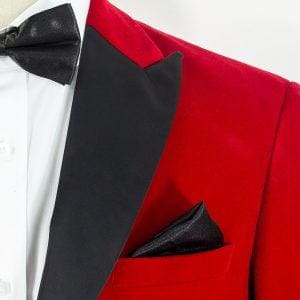 ceehuteey Men's 3 Pieces Velvet Dinner Jacket Fashion for Wedding Groomsmen Suit (Blazer+vest+Pants)