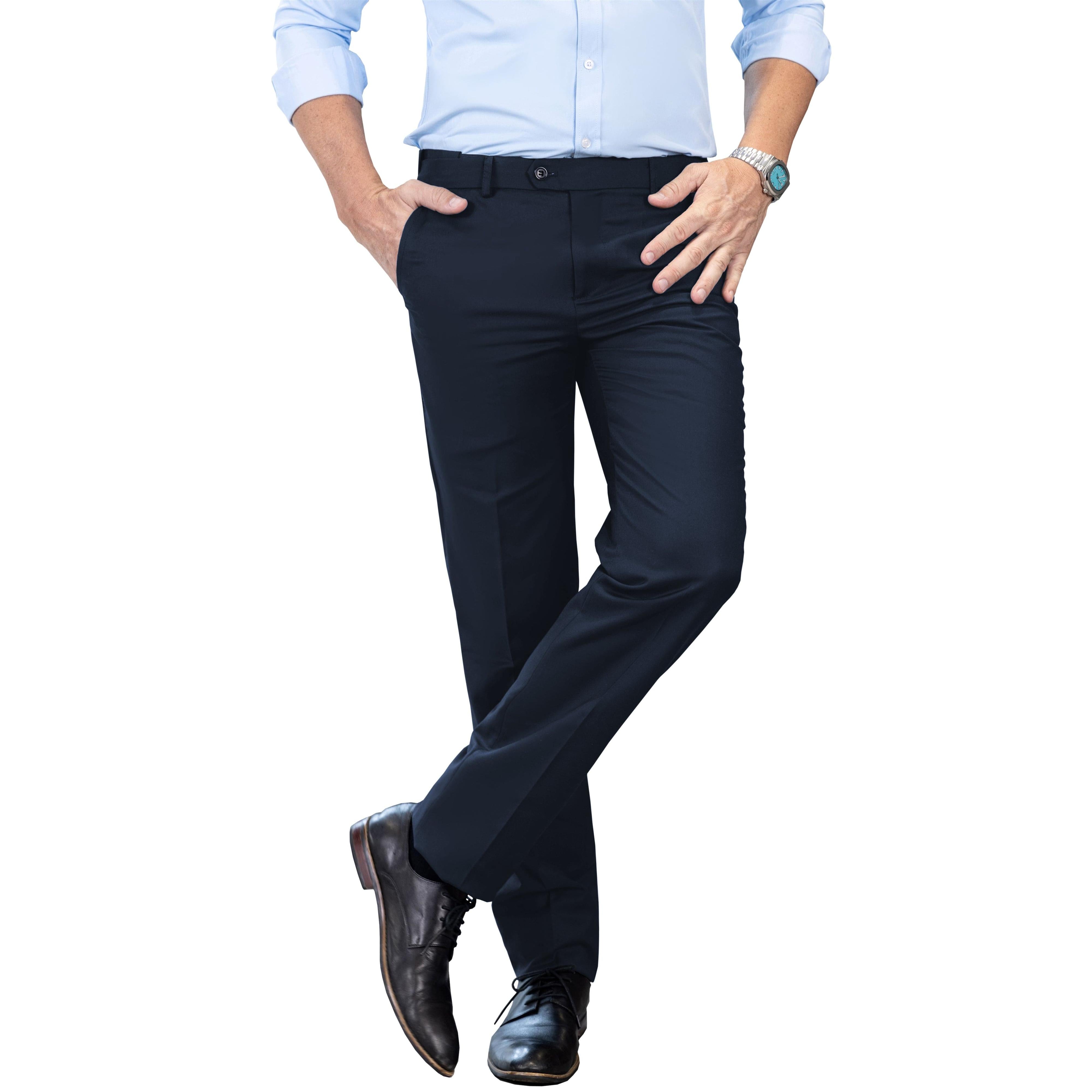 ceehuteey Men's Business Formal Tweed Trousers
