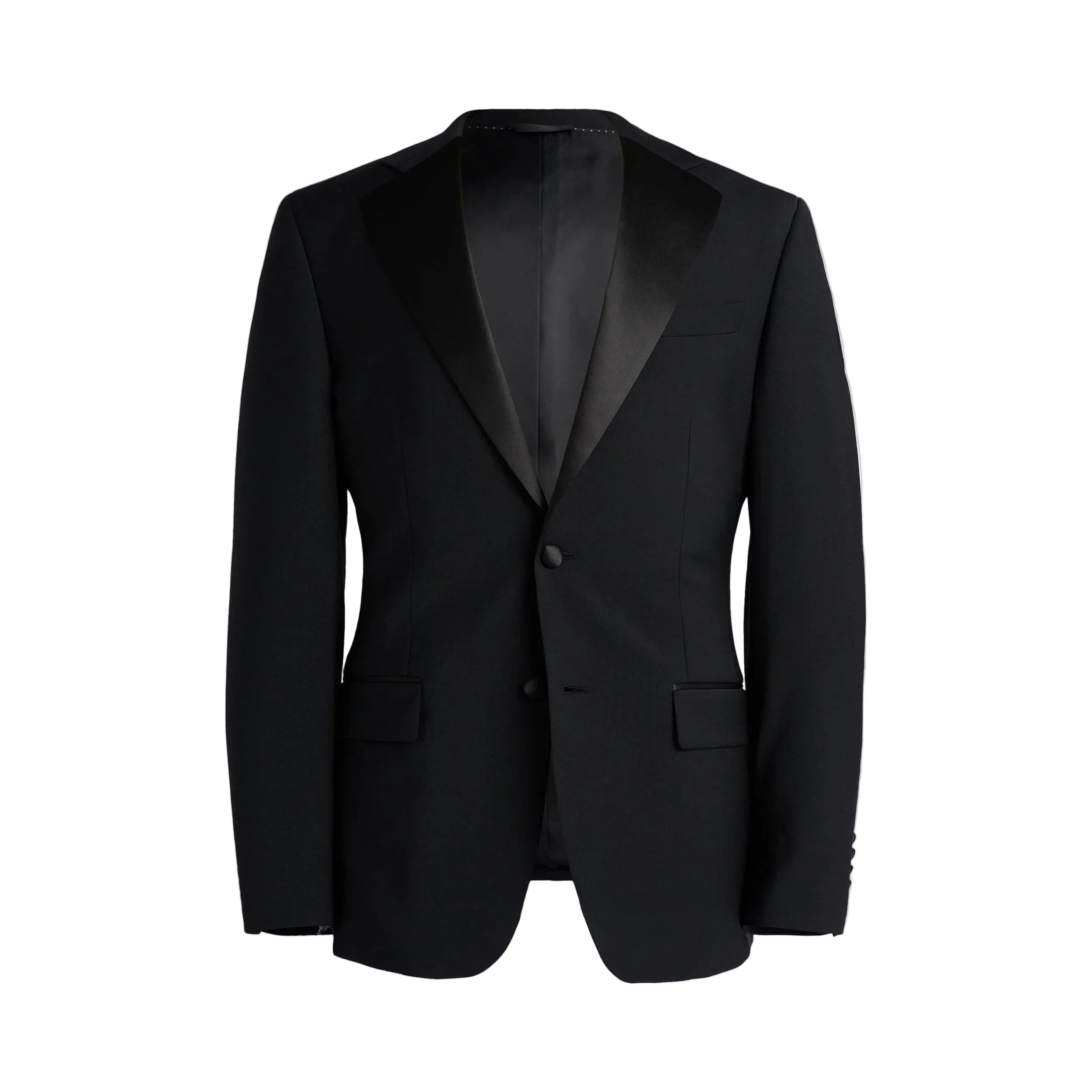 ceehuteey Men's Bussiness Black two-piece Notch Lapel Slim Fit Suit (Blazer+Pants)