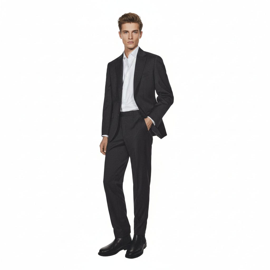 ceehuteey Men's Bussiness two-piece Notch Lapel Slim Fit Suit (Blazer+Pants)