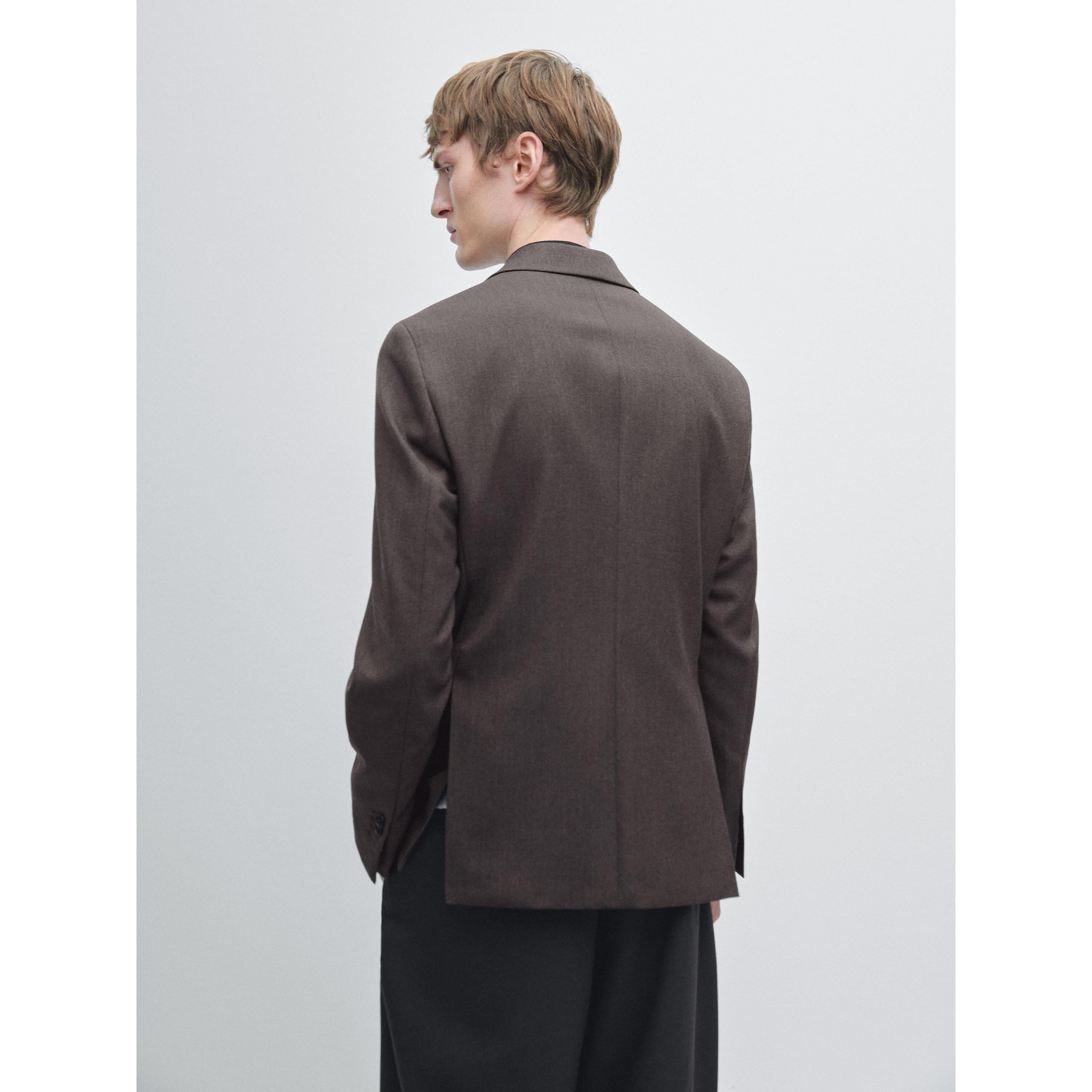 ceehuteey Men's Bussiness two-piece Notch Lapel Slim Fit Suit (Blazer+Pants)